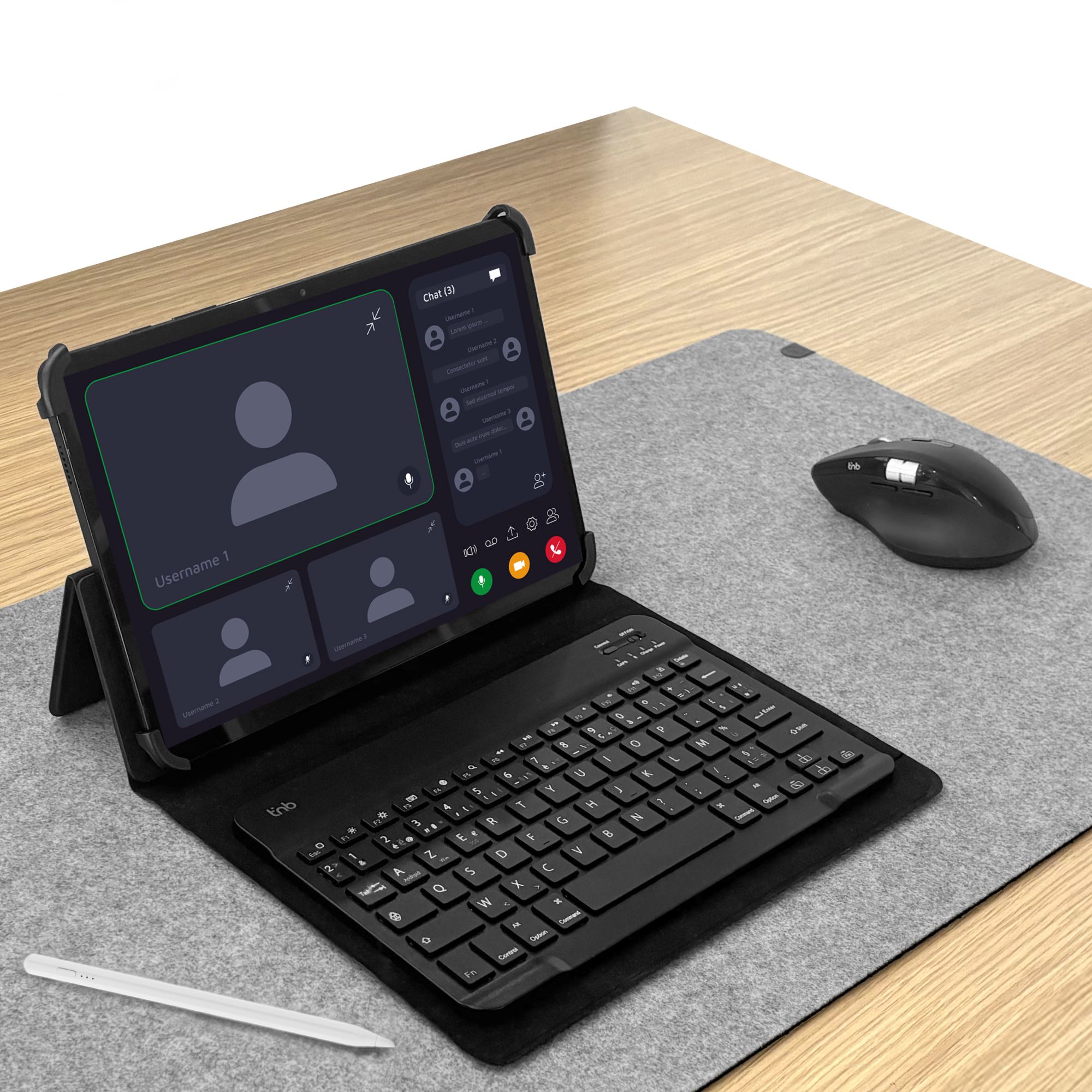 Folio Magnetic Keyboard Tablet 10-11''4