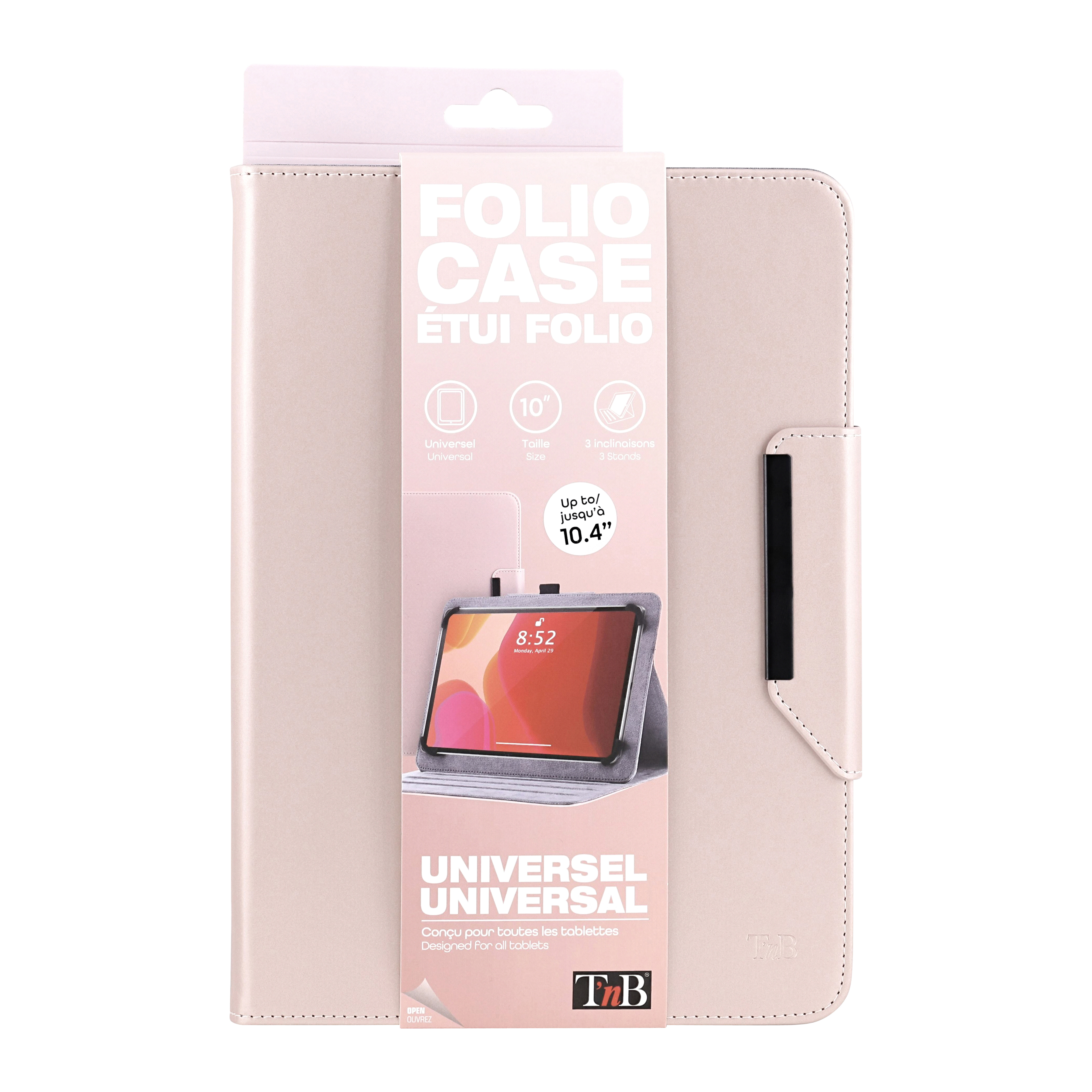 Universal folio case for 10