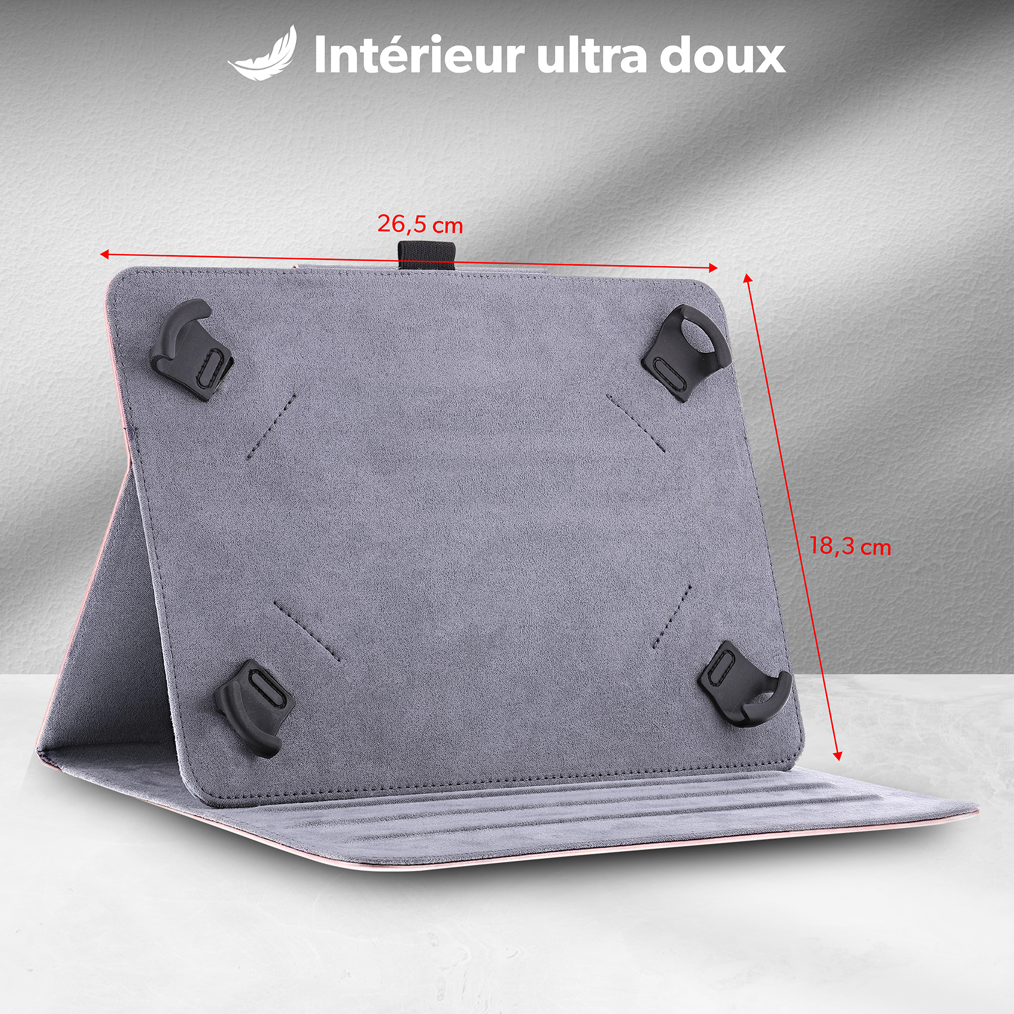 Funda folio universal para tablet REGULAR de 10