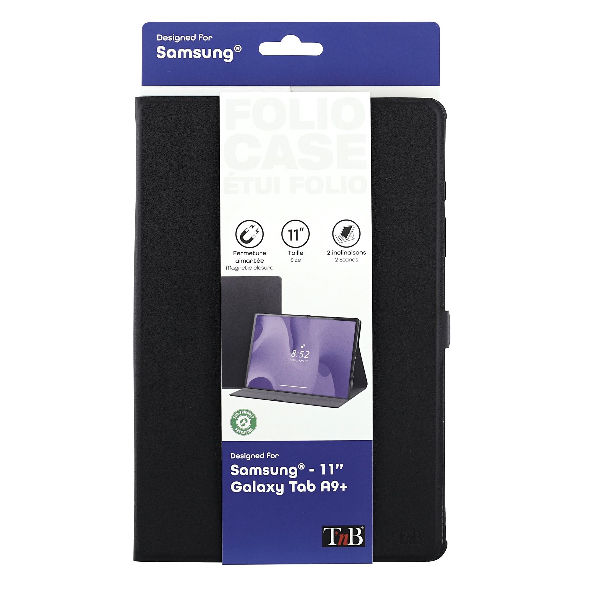 Étui folio pour tablette SAMSUNG A9+ noir6