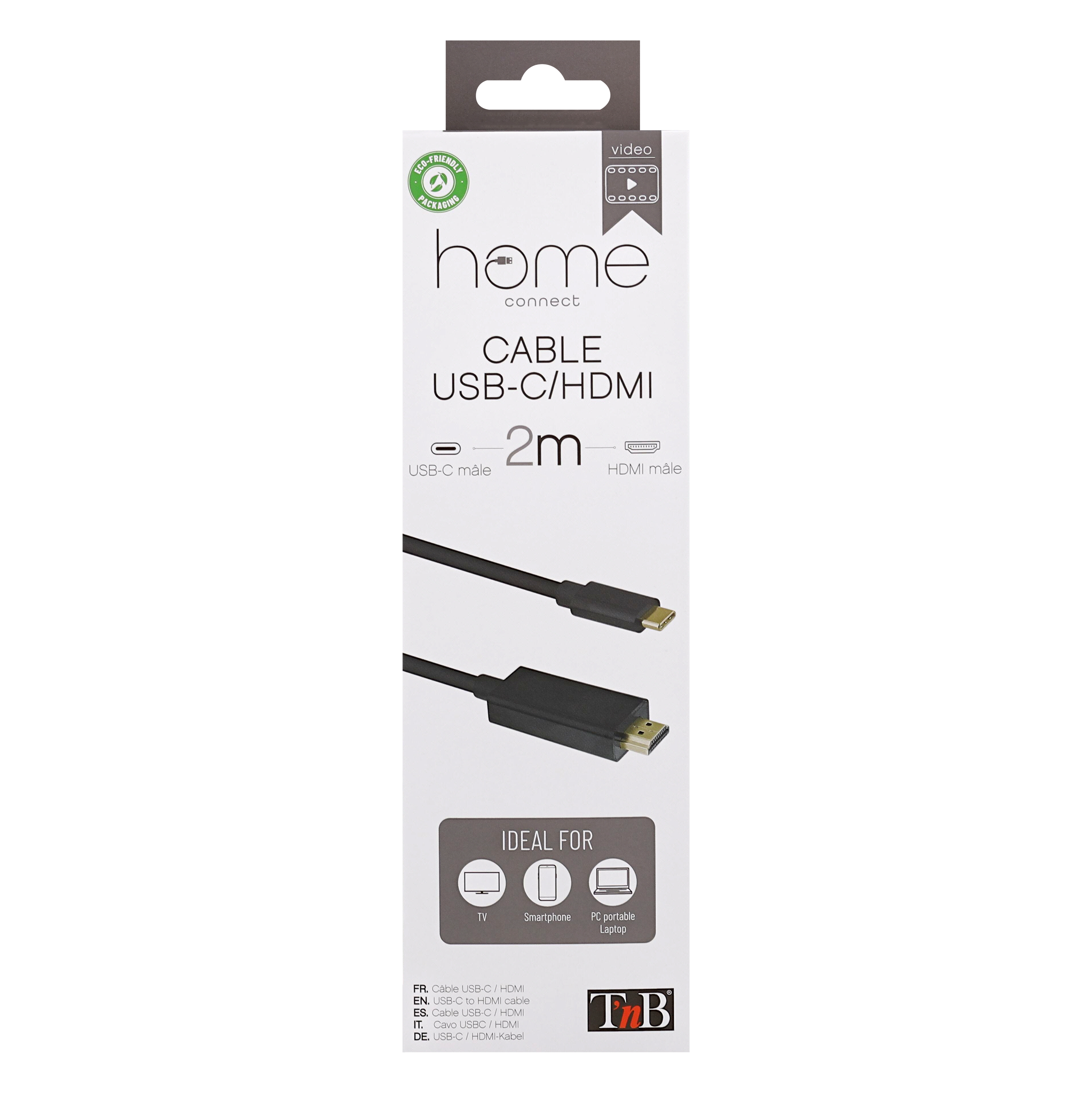 Cable USB-C a HDMI 4K3