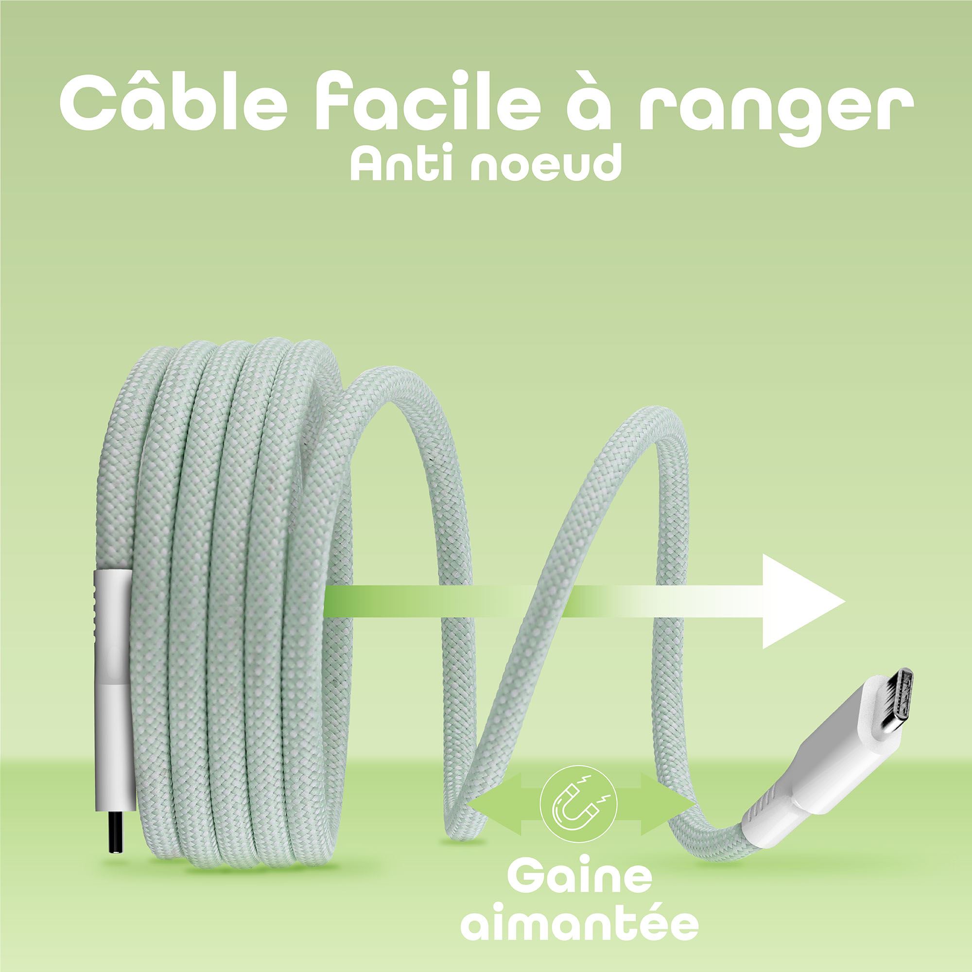 USB-C to USB-C Cable Magnetic Sheath3