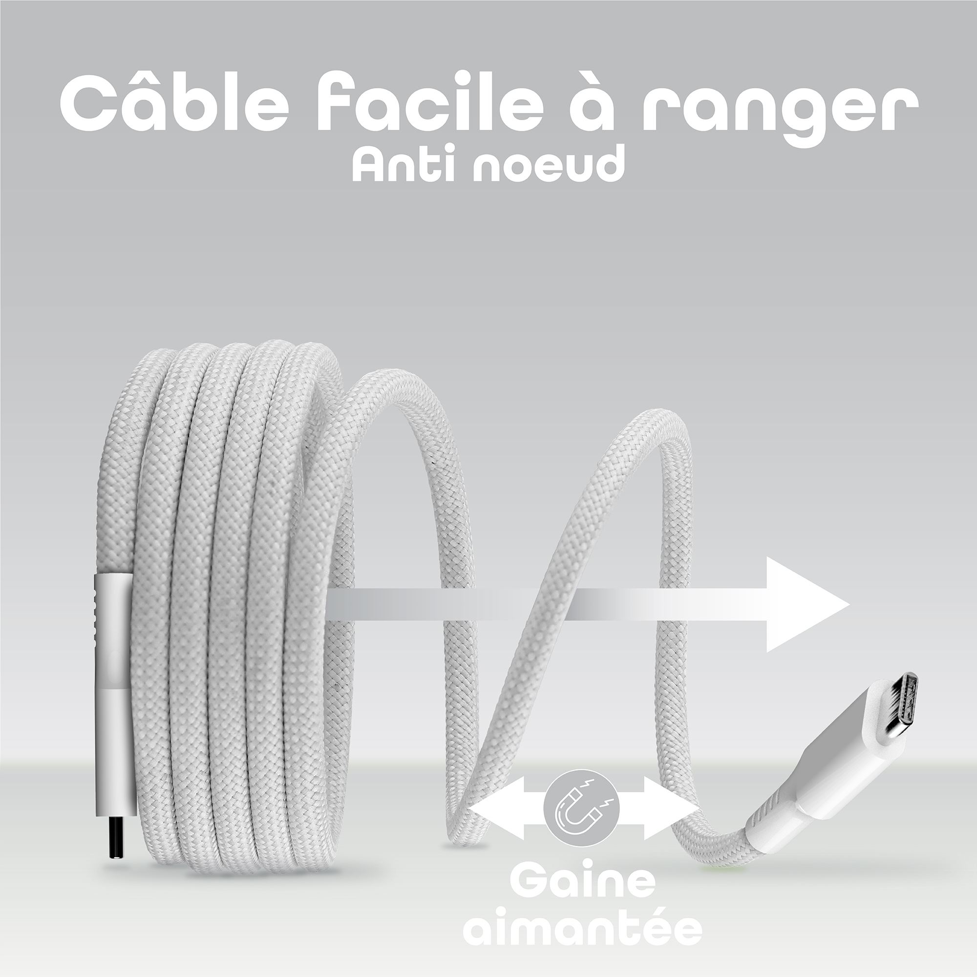 USB-C to USB-C Cable Magnetic Sheath3