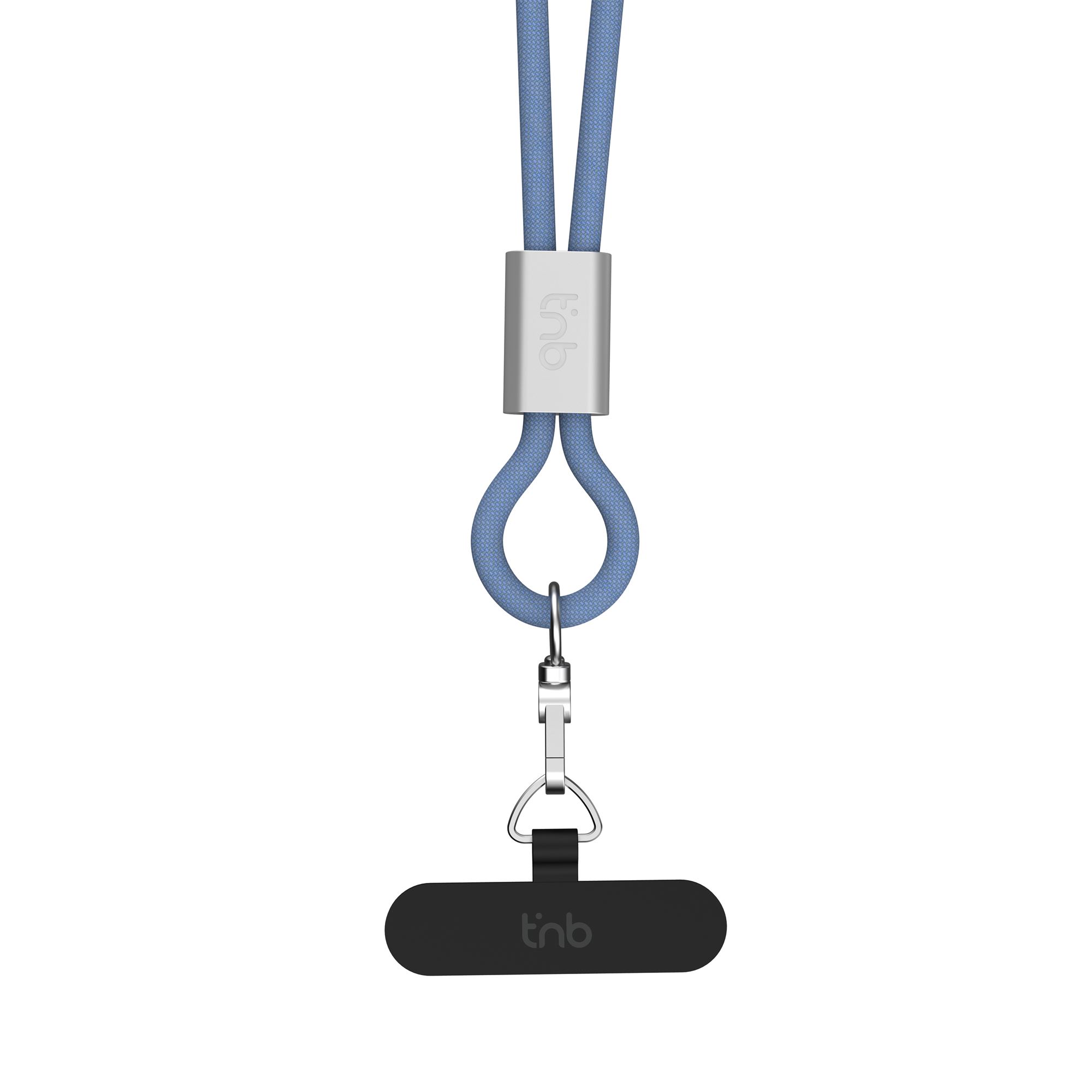 Câble tour de cou USB-C vers USB-C 60W – 2-en-1 Bleu3