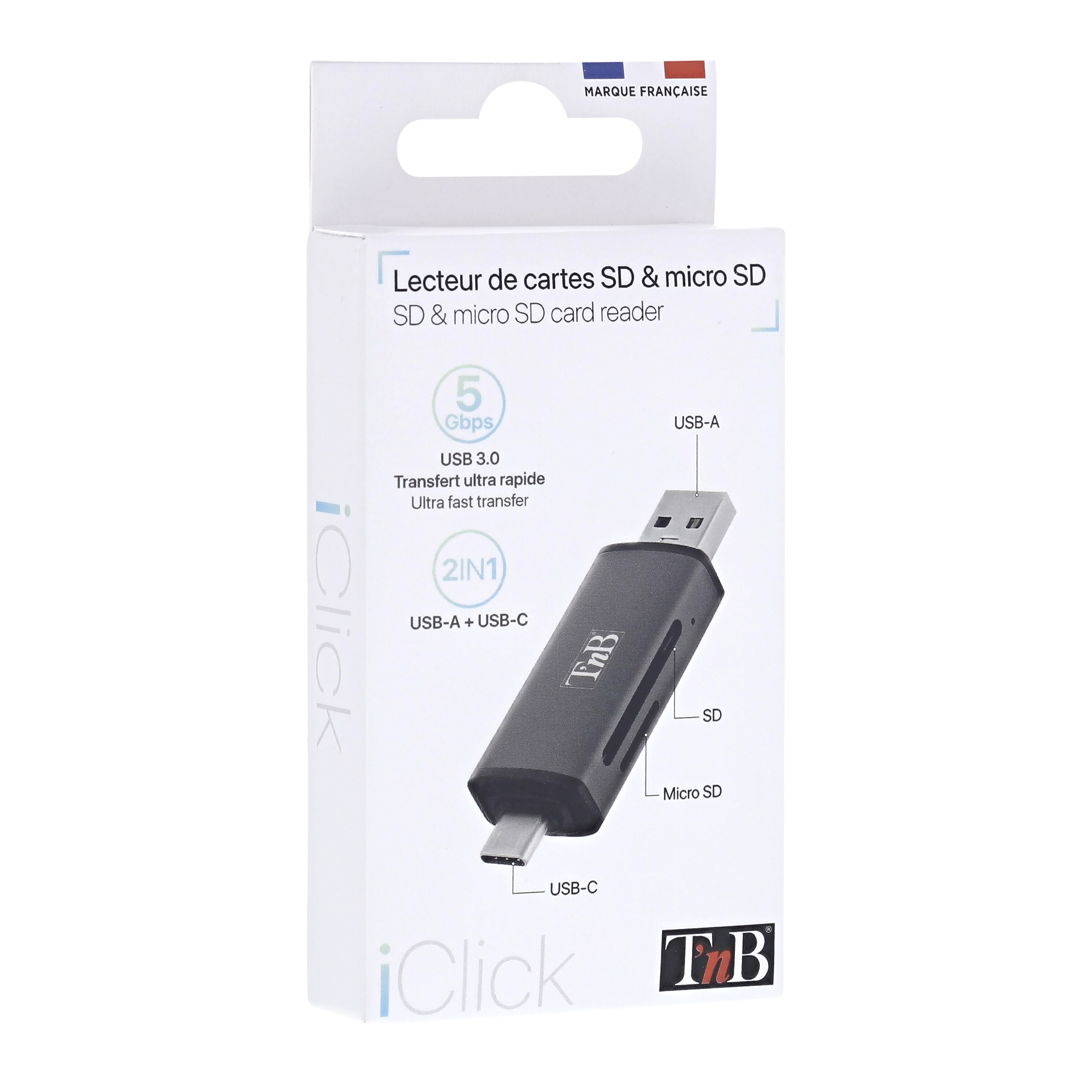 Lecteur USB 3.0 de carte SD & micro SD6