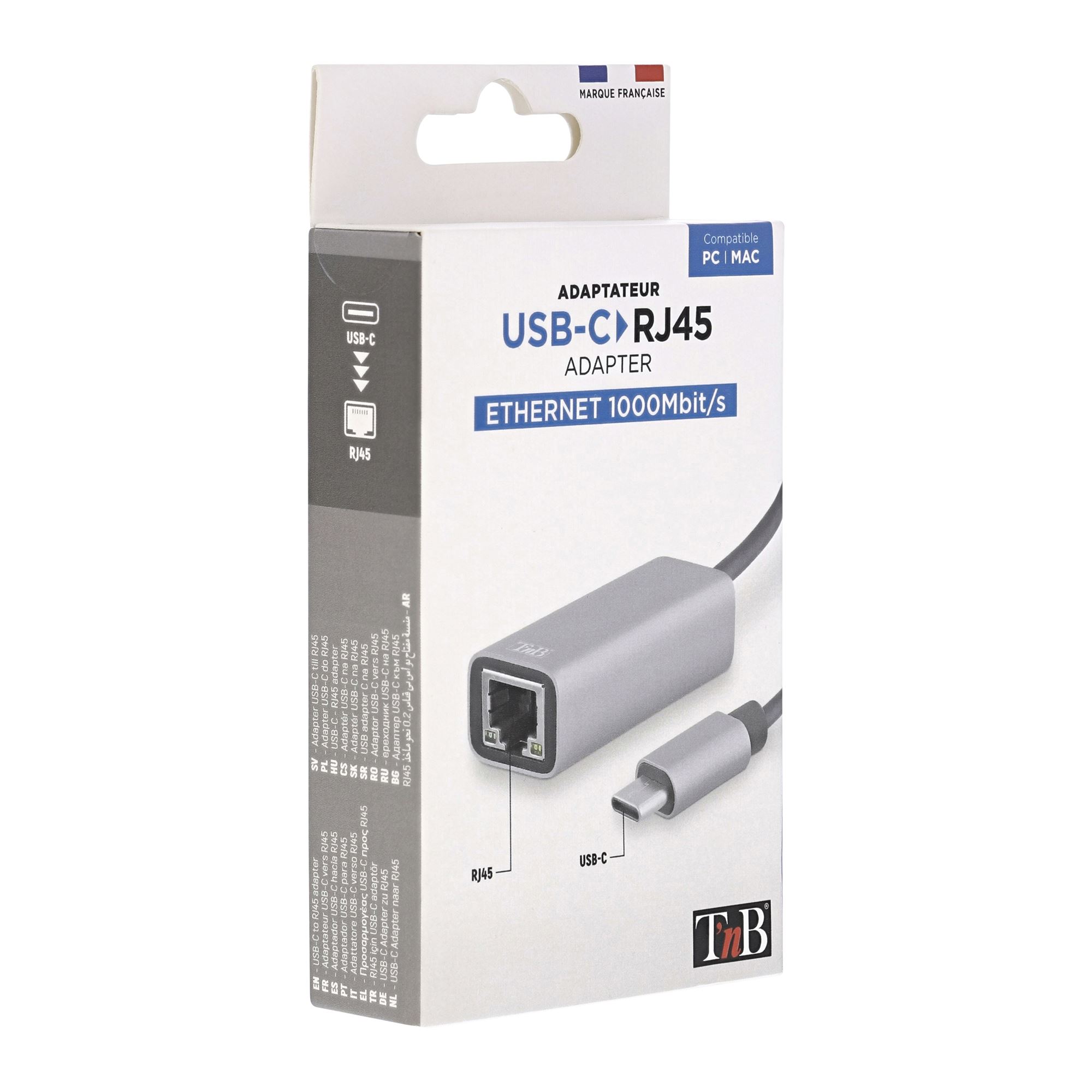 Adaptateur USB-C vers RJ453
