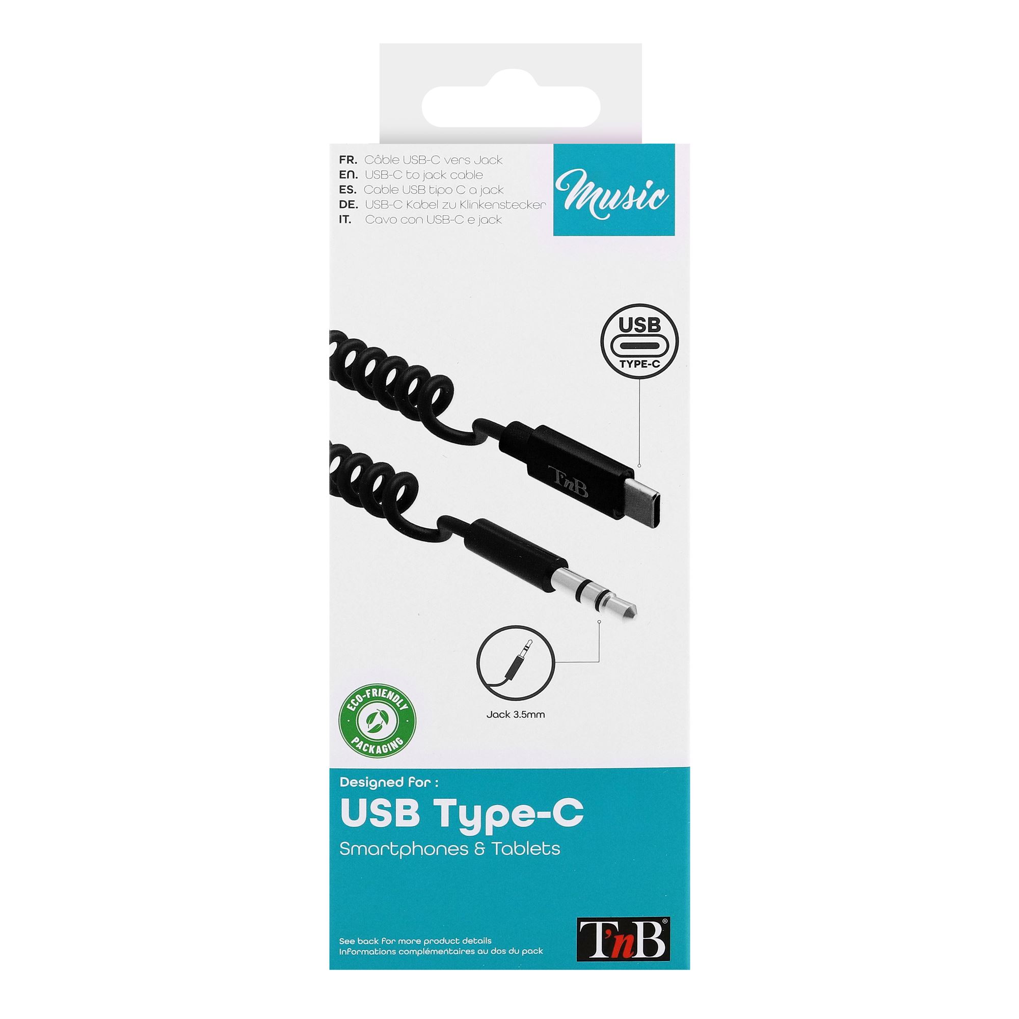 USB Type-C to 3.5mm Jack Twisted Cable6