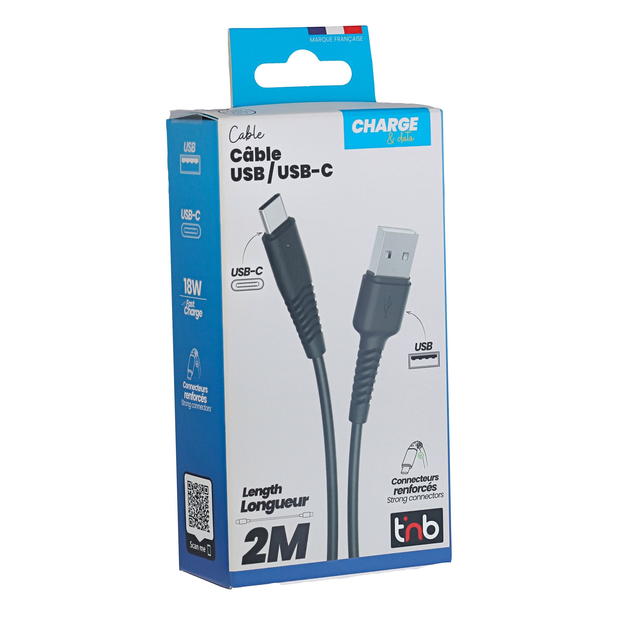 Câble USB-C connecteurs renforcés3
