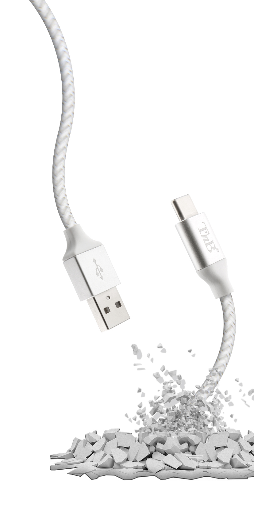 XTREMWORK White USB-A / Type-C Cable1