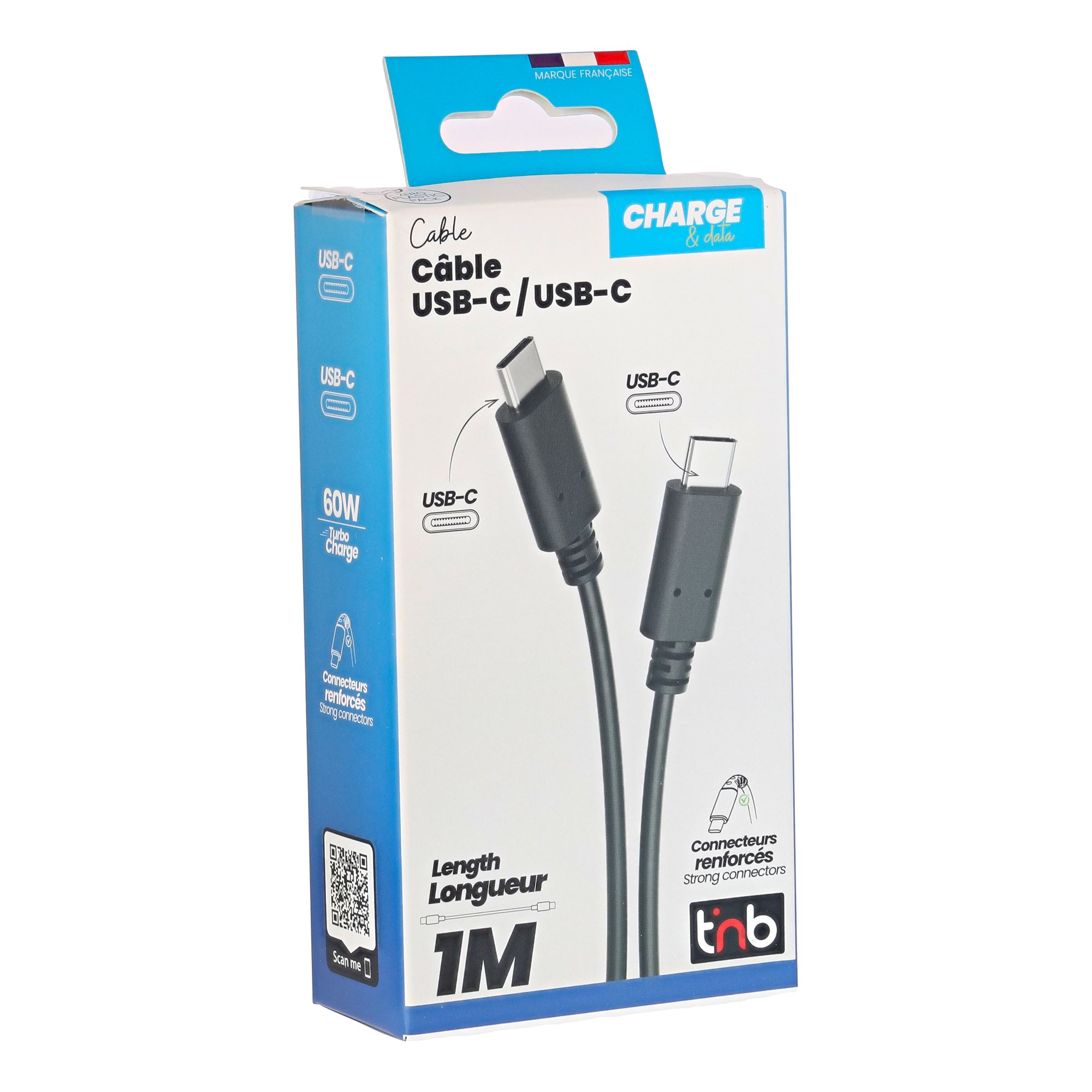 Cable de carga turbo USB-C a USB-C4