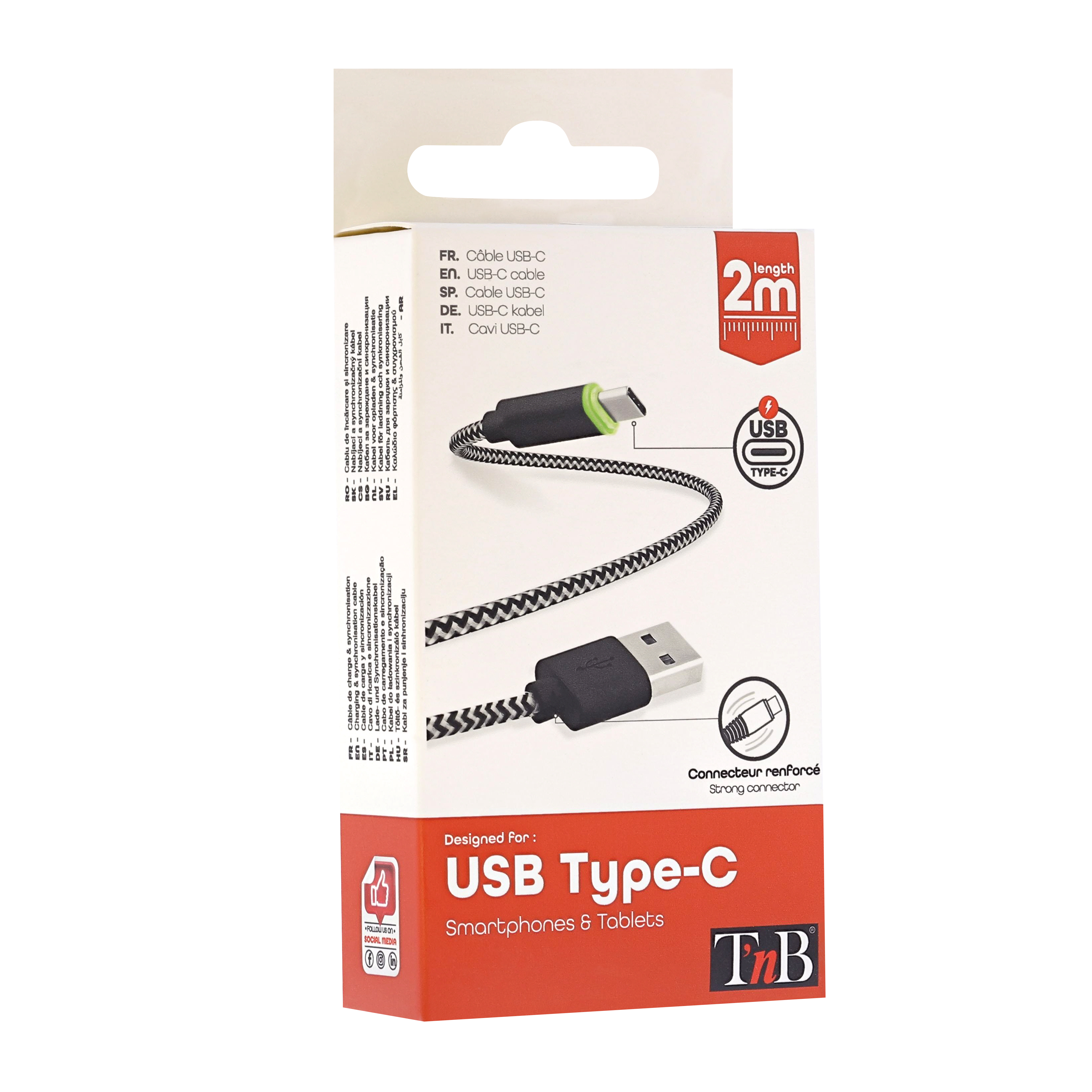 Câble USB-C avec indicateur de charge6
