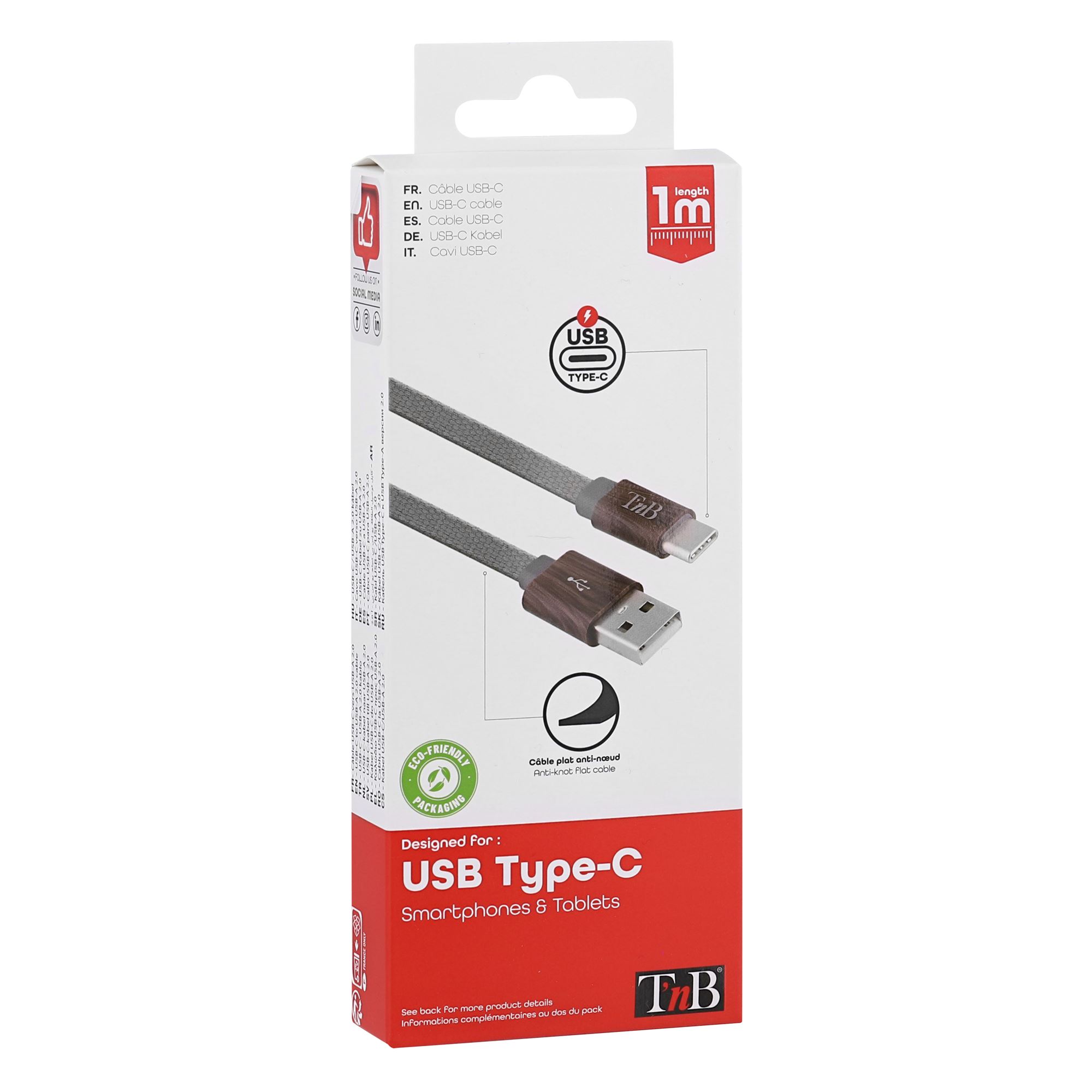Cable USB tipo C WOODLE2