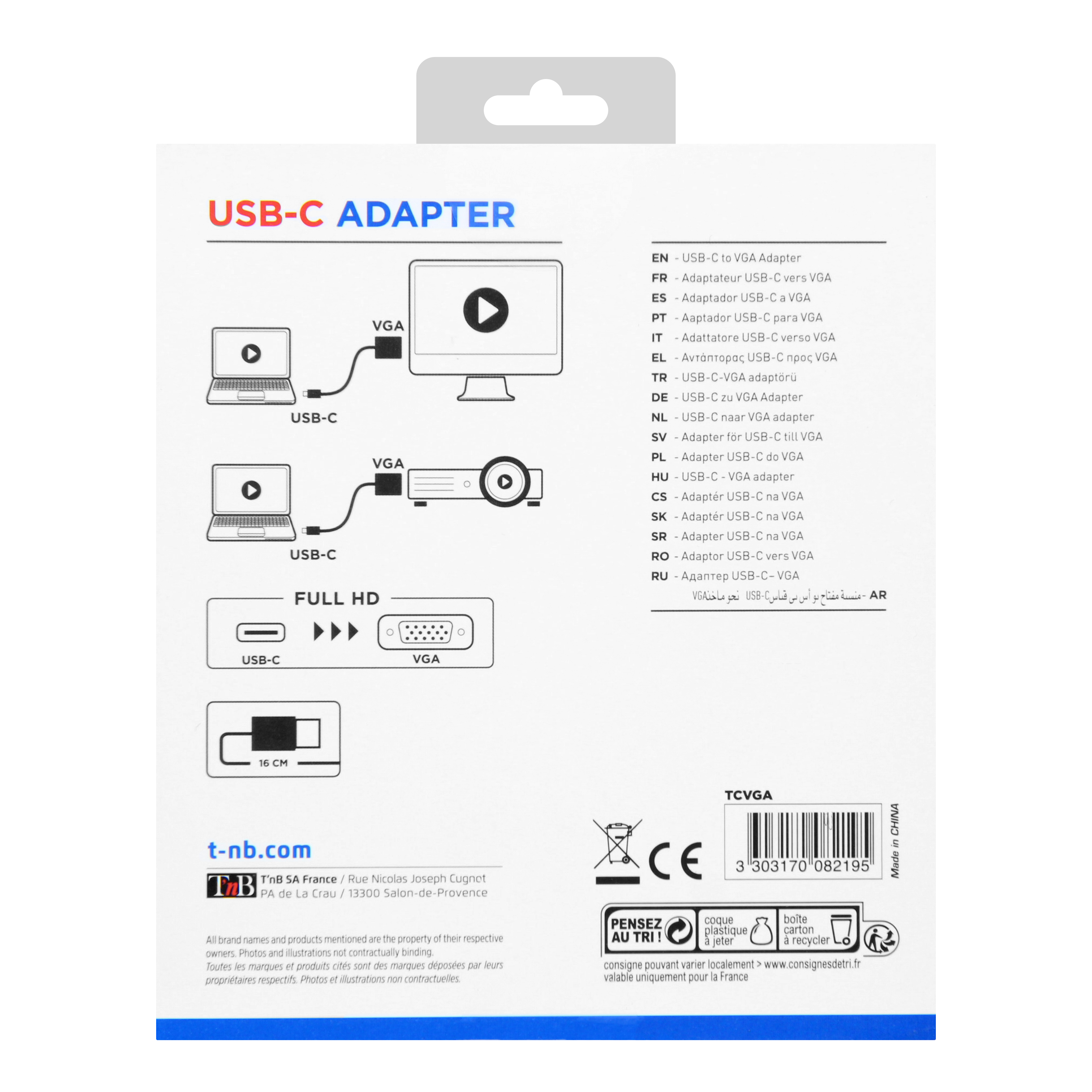 Adaptateur USB Type-C vers VGA4