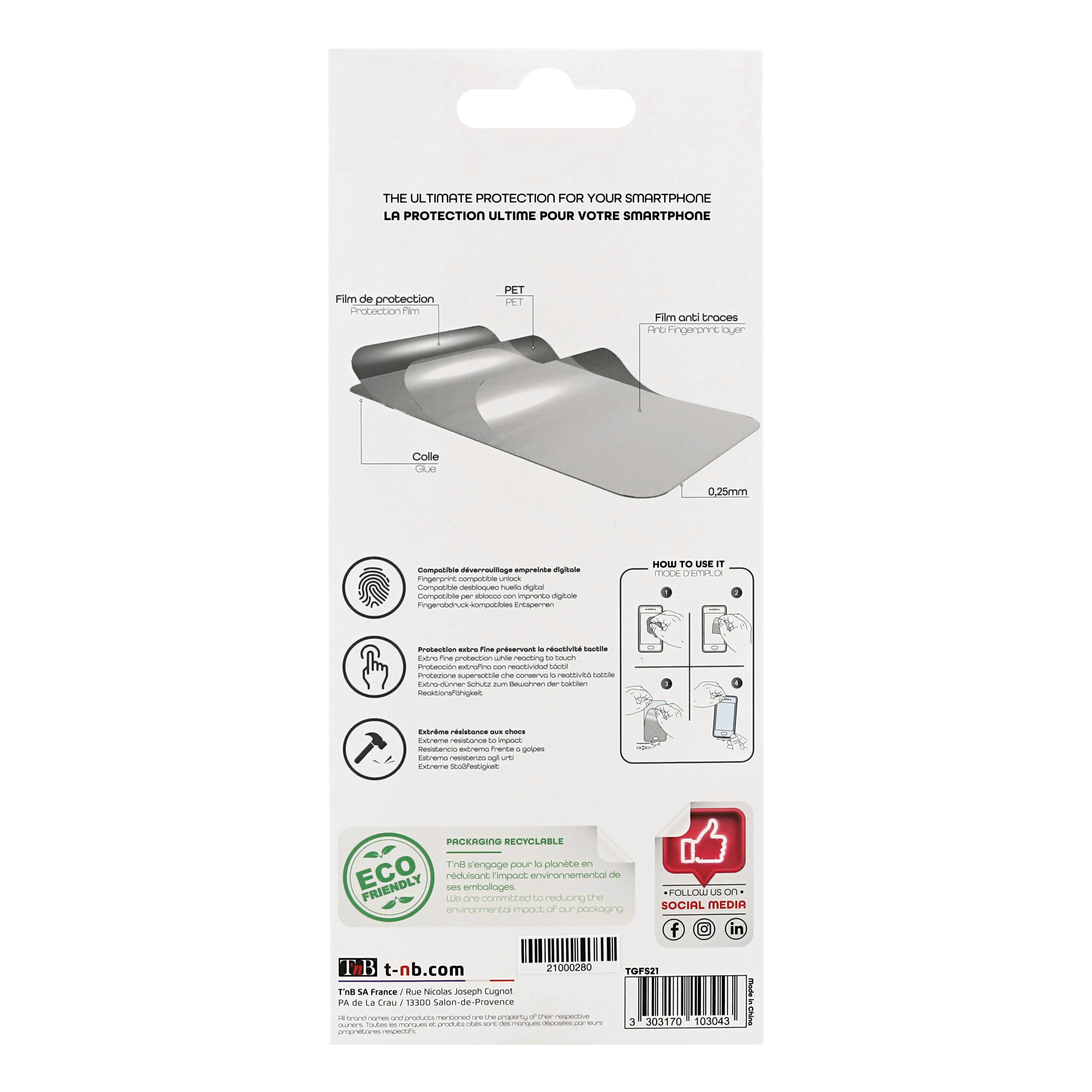 Full Screen Protector for Samsung Galaxy S213
