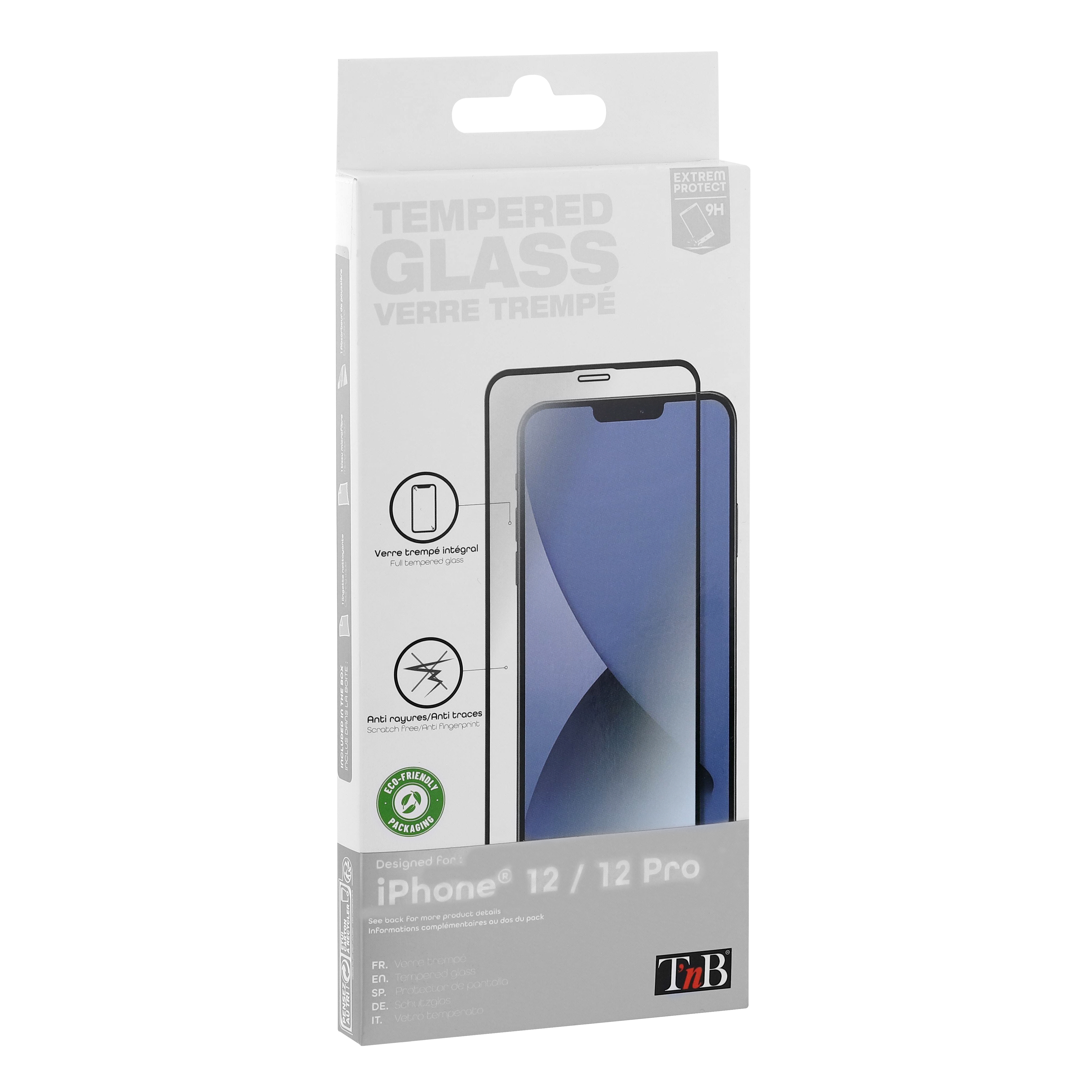 Protection intégrale en verre trempé pour iPhone 12 / 12 Pro2