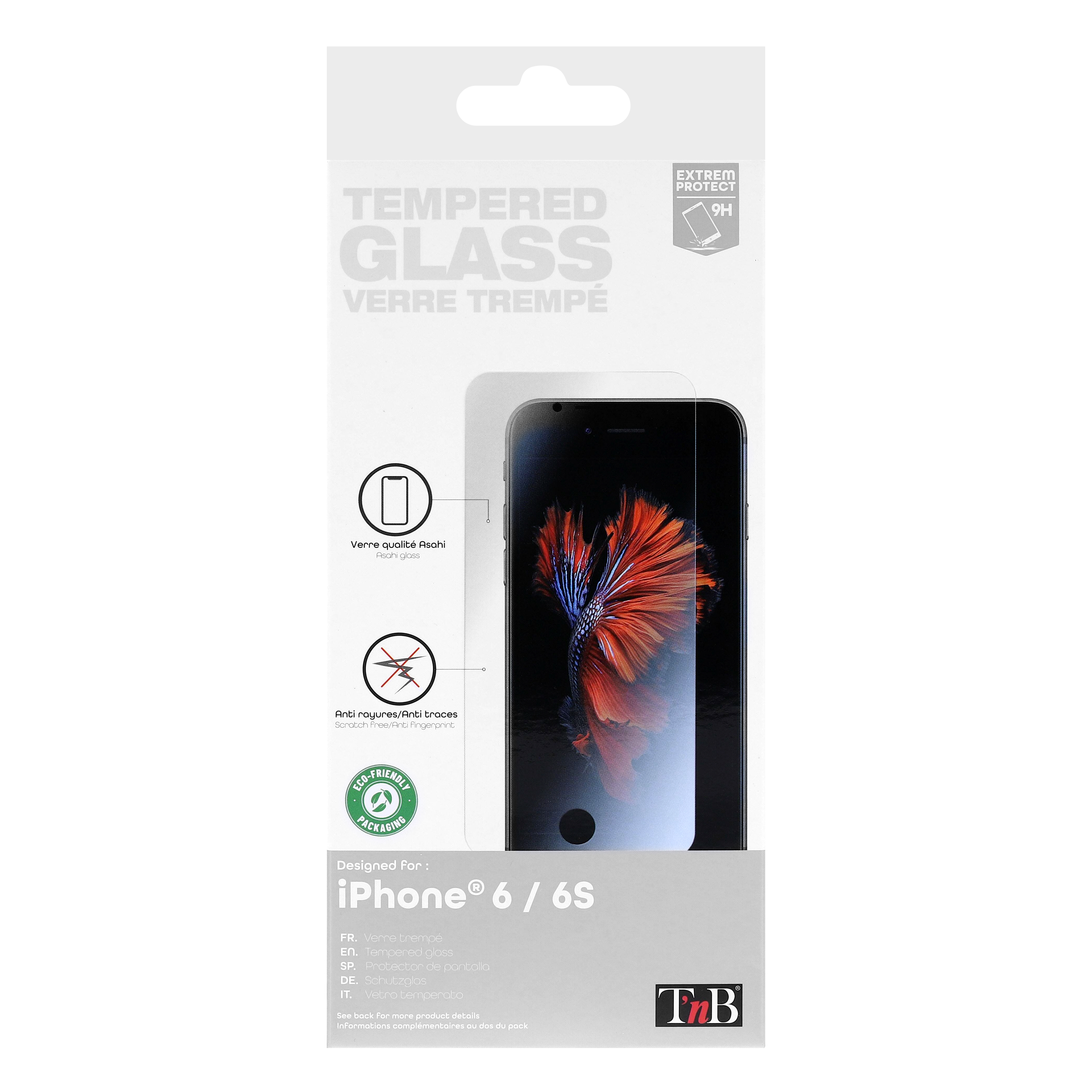 Protección de cristal templado para iPhone 6-6S.3