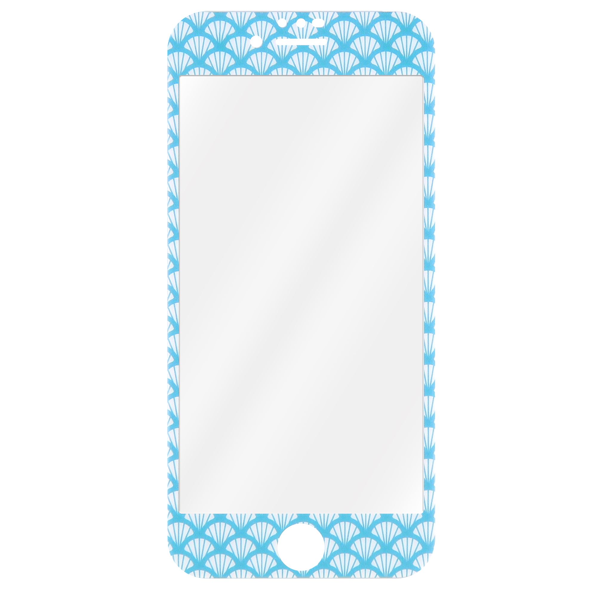 PROTEC VERRE IPHONE 8/7/6-BLEU2