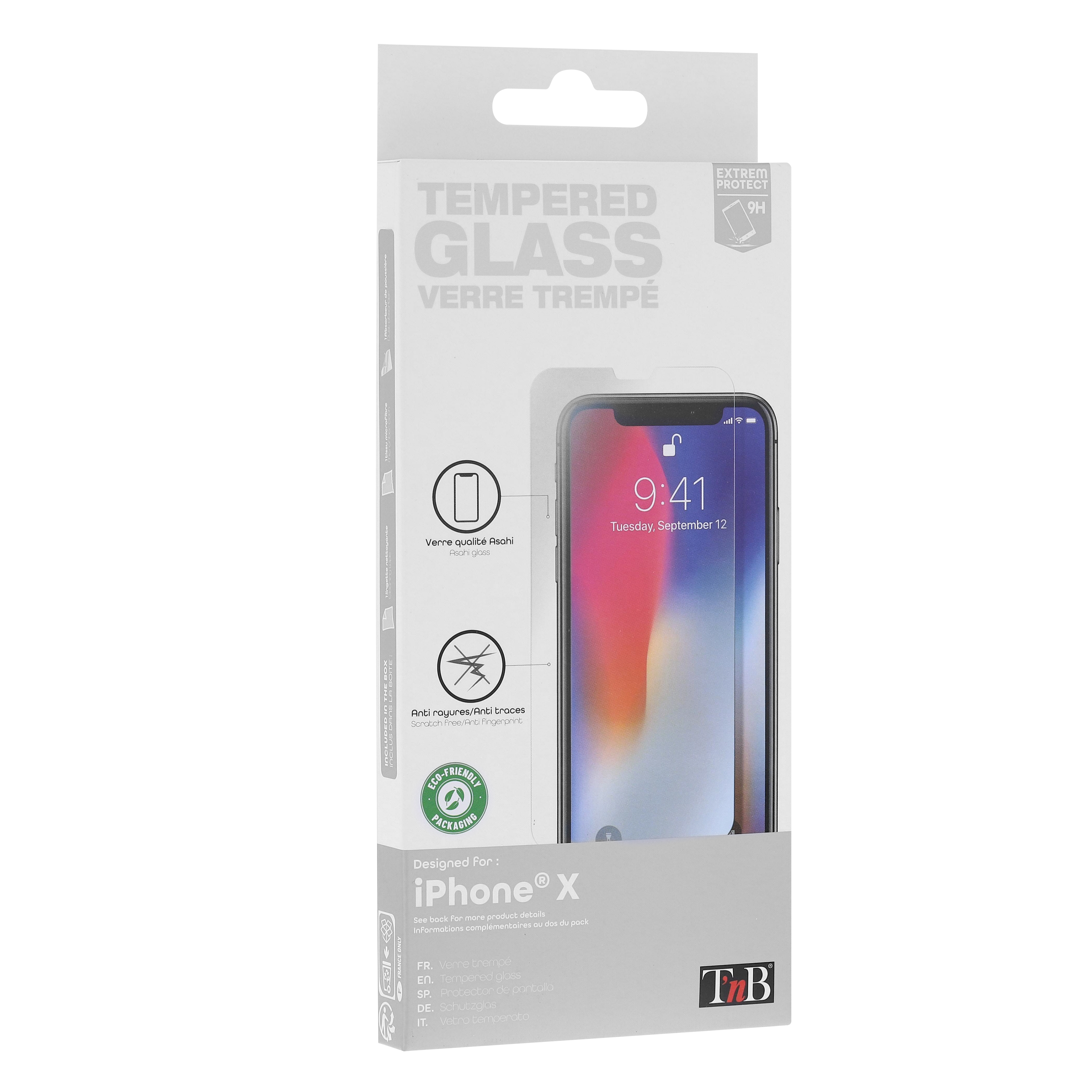 Protection en verre trempé pour iPhone X.3