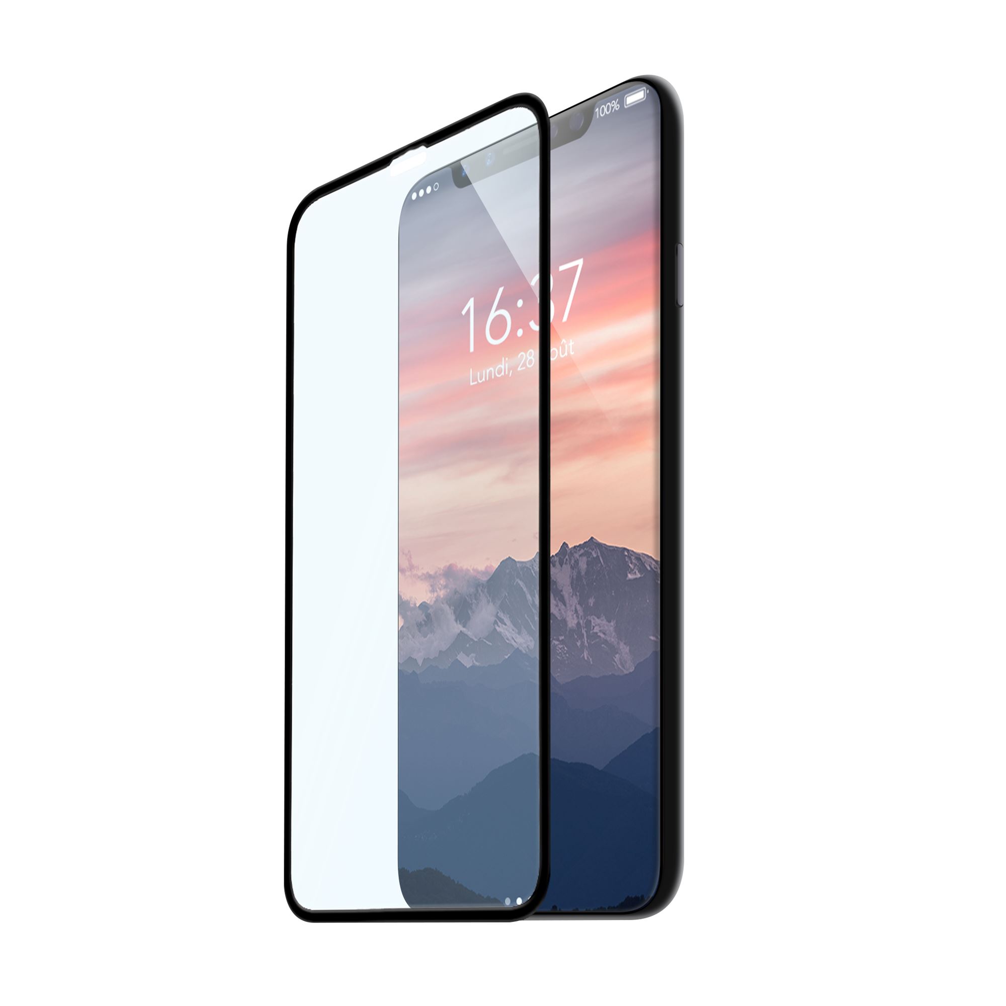 Protection intégrale en verre trempé pour iPhone X.1