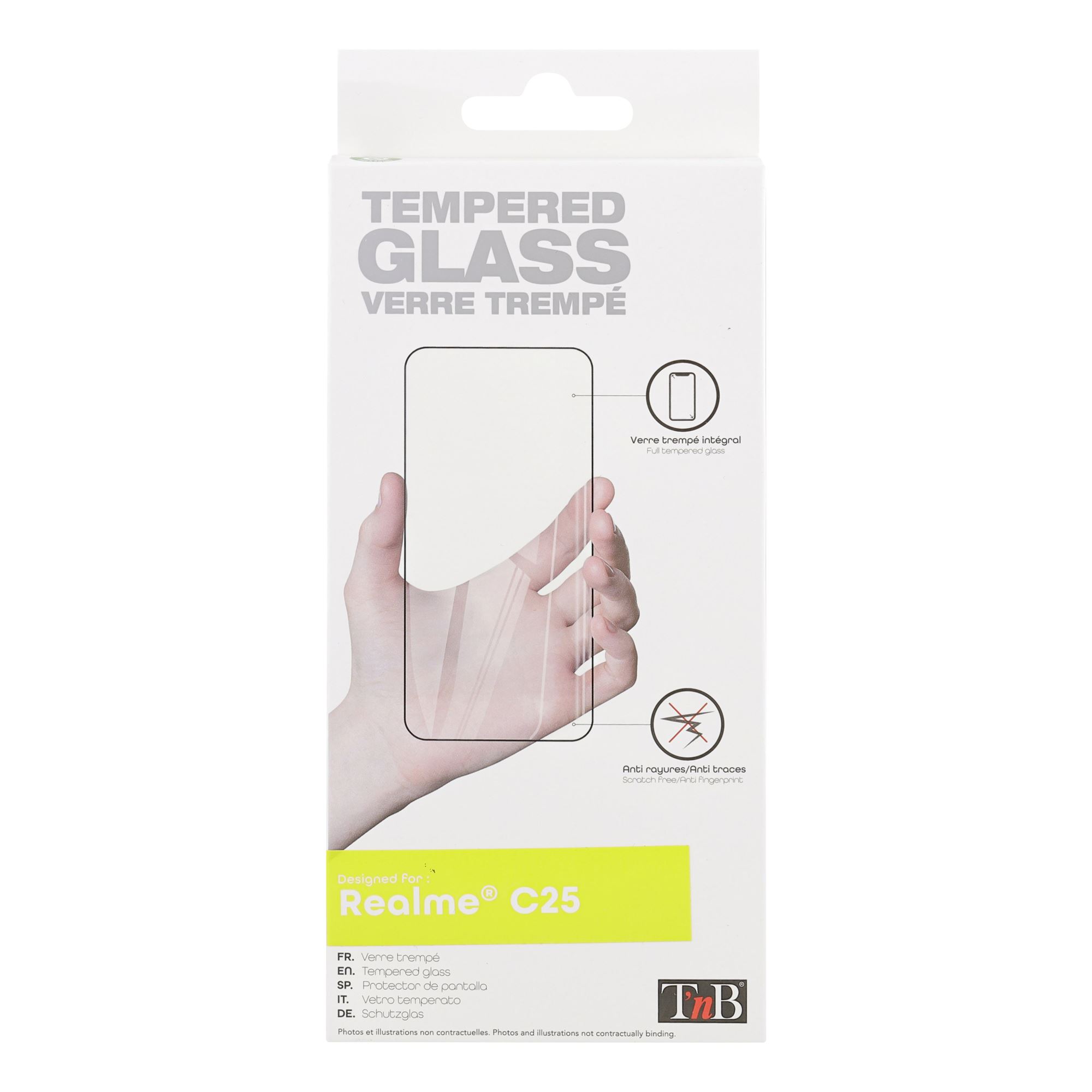 Full Cover Tempered Glass Screen Protector for Realme C251
