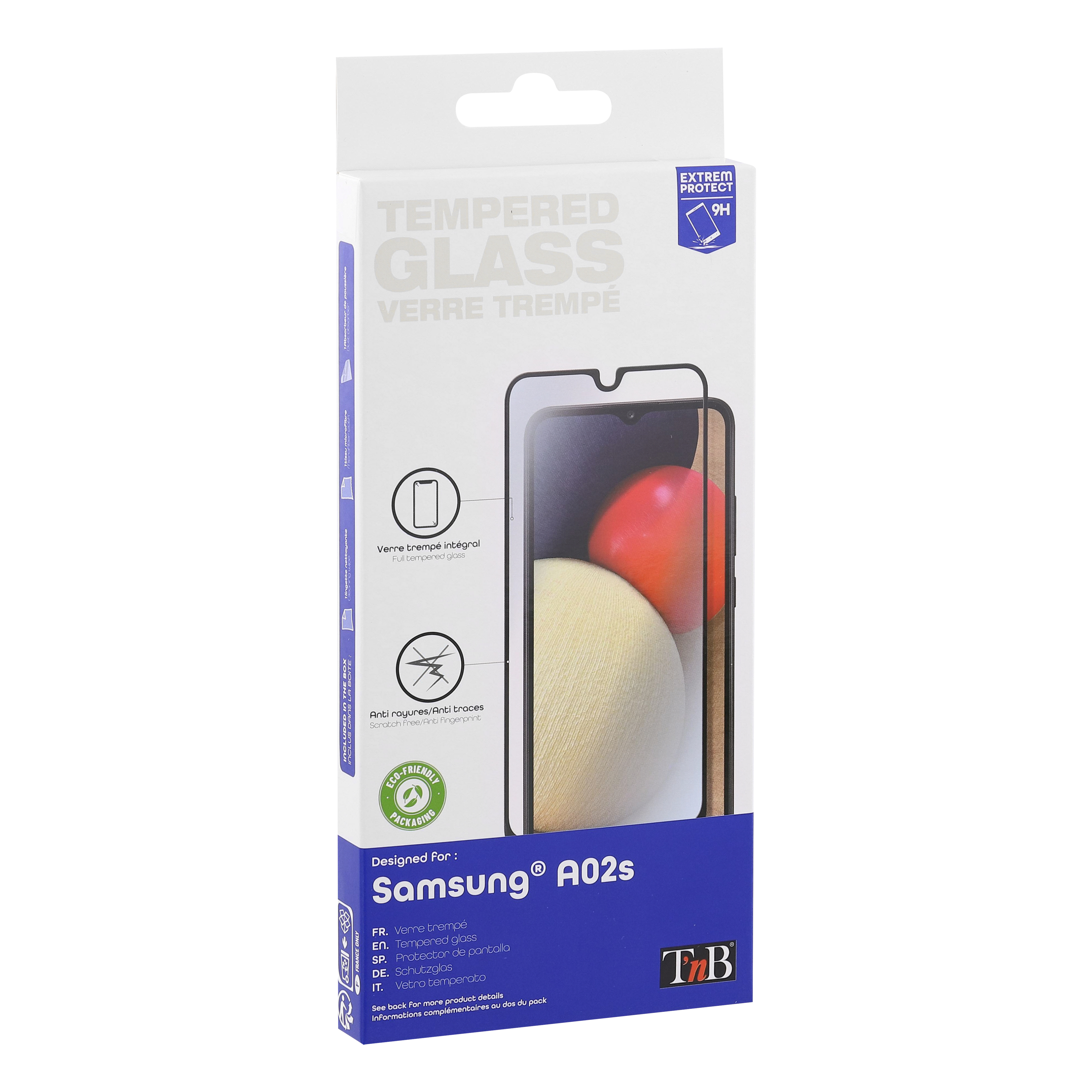 Full Cover Tempered Glass Screen Protector for Samsung Galaxy A02s2