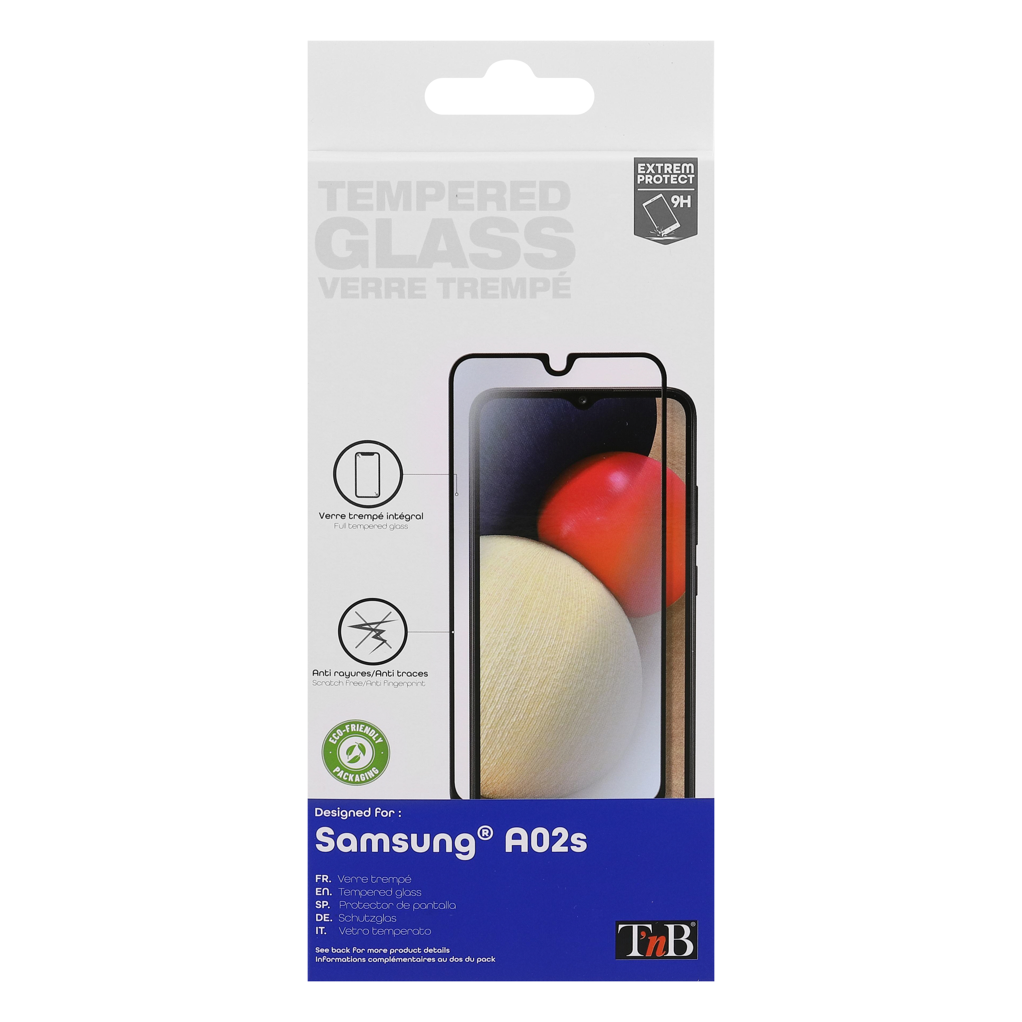 Full Cover Tempered Glass Screen Protector for Samsung Galaxy A02s3