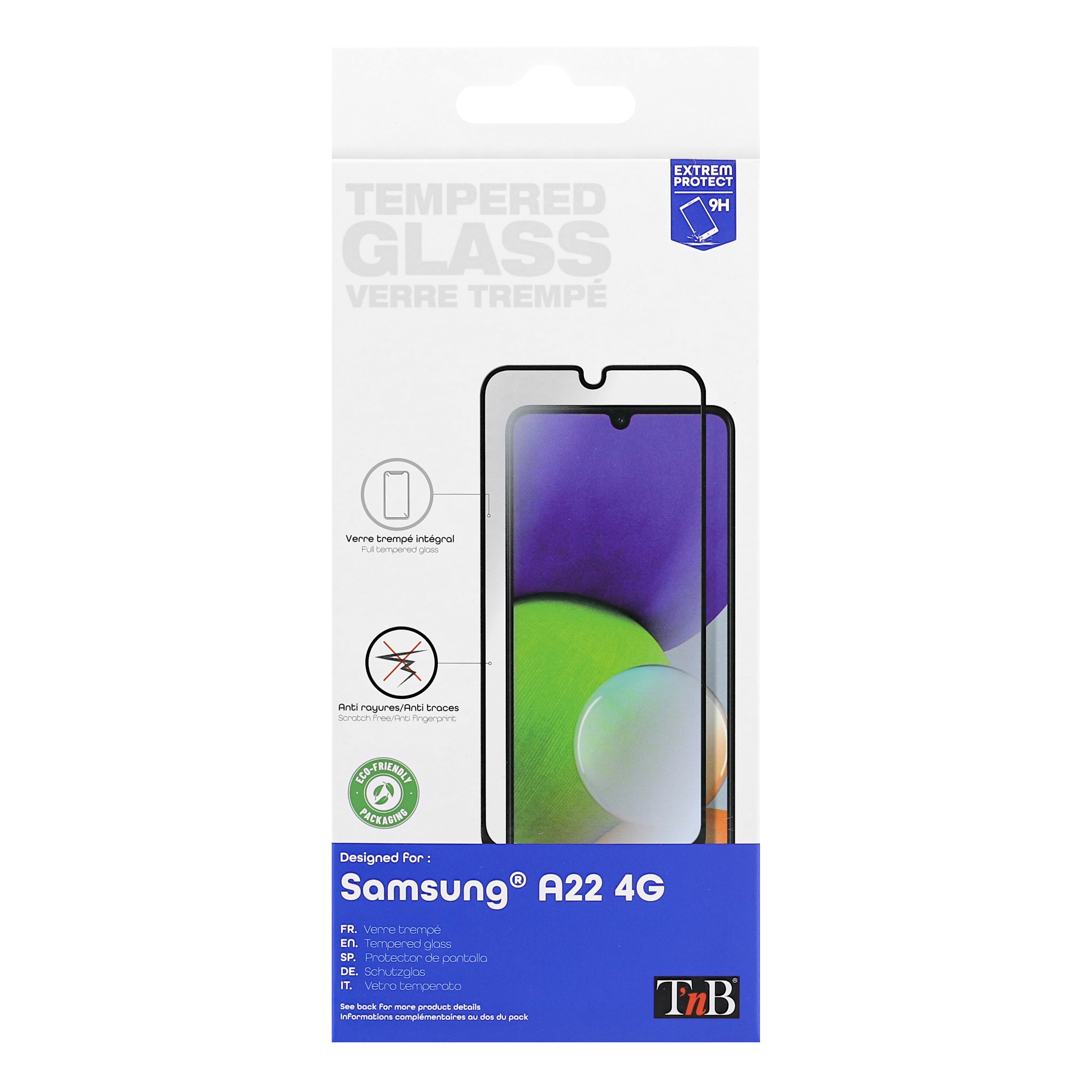 Protection intégrale en verre trempé pour Samsung Galaxy A22 4G3