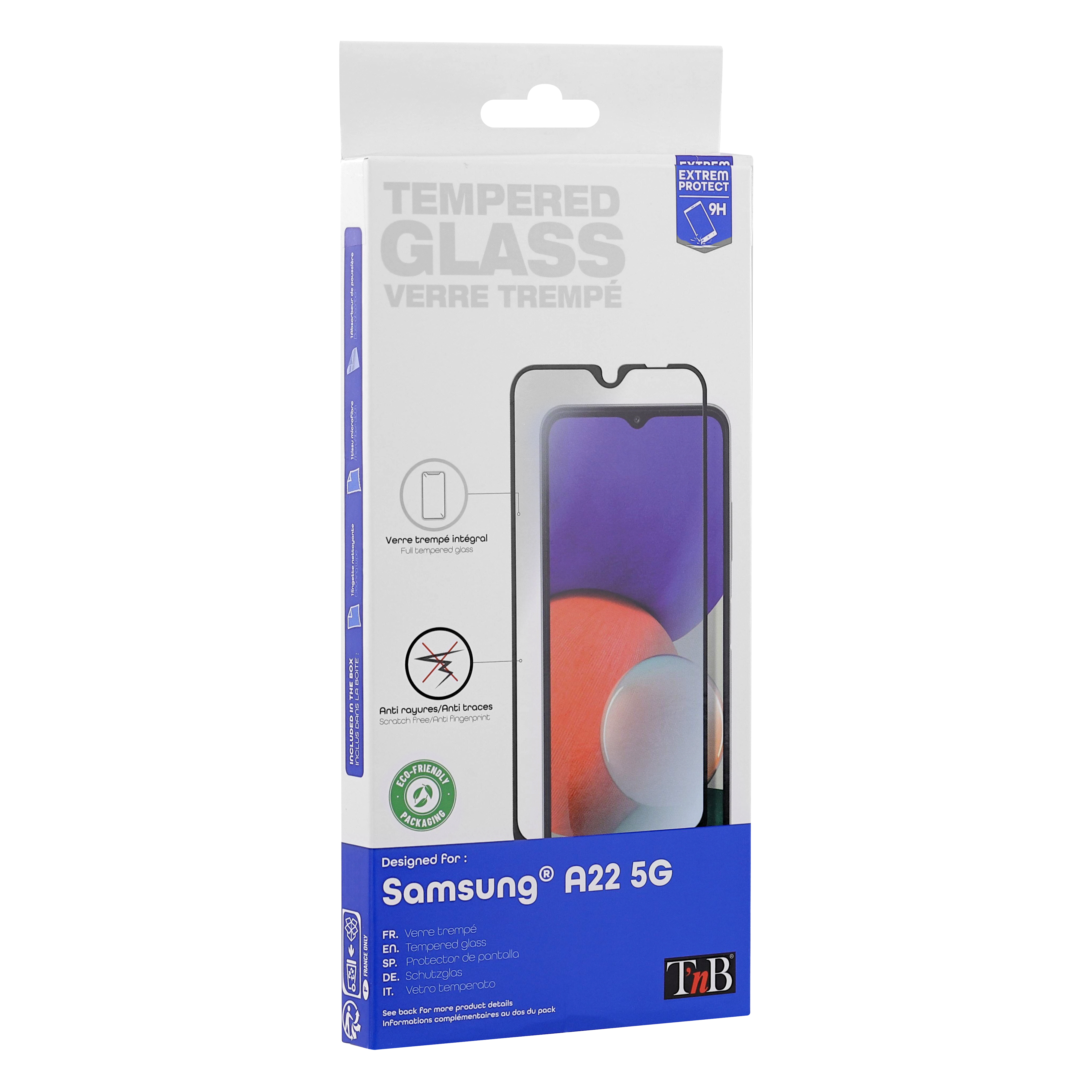 Full Cover Tempered Glass Screen Protector for Samsung Galaxy A22 5G2