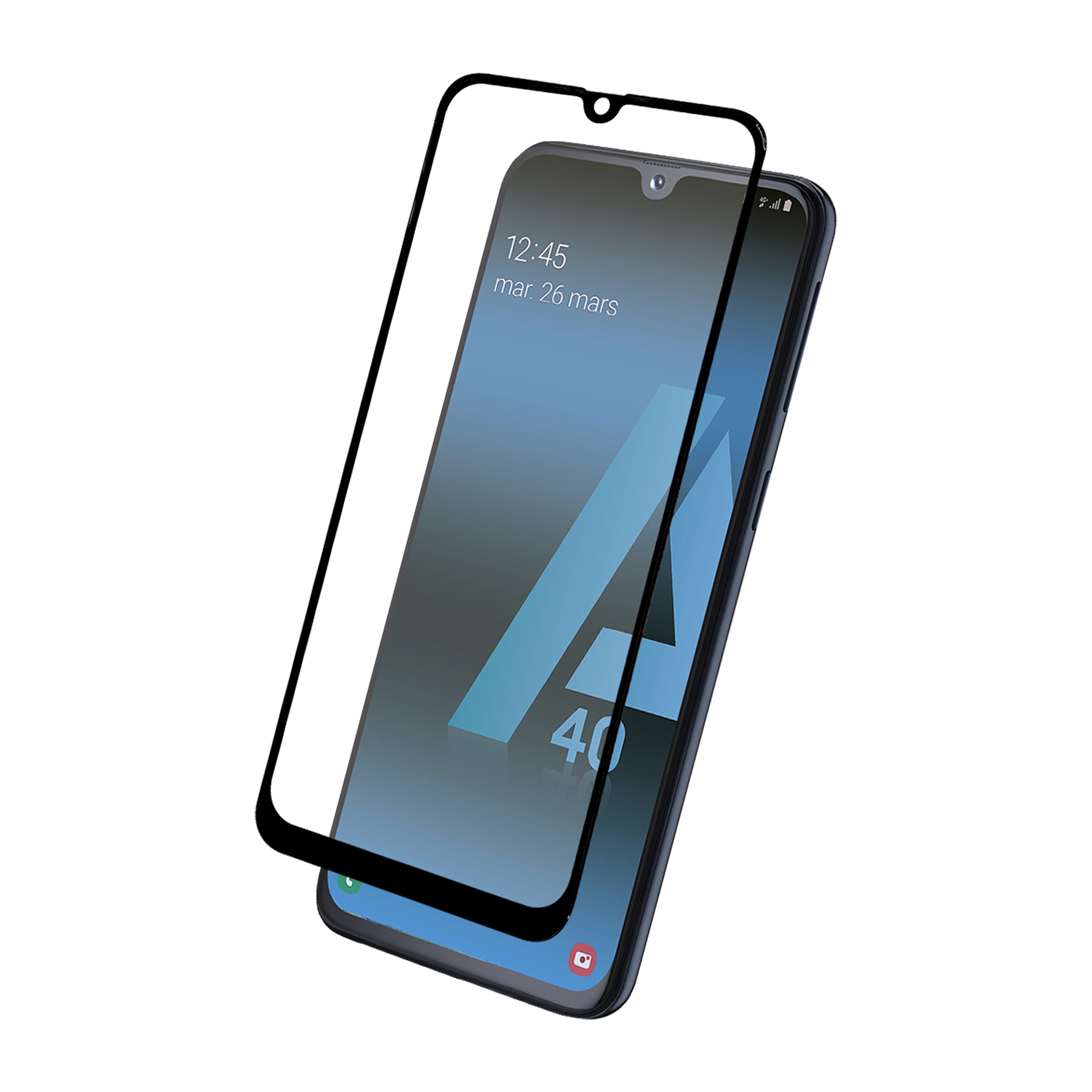 Protection intégrale en verre trempé pour Samsung Galaxy A401