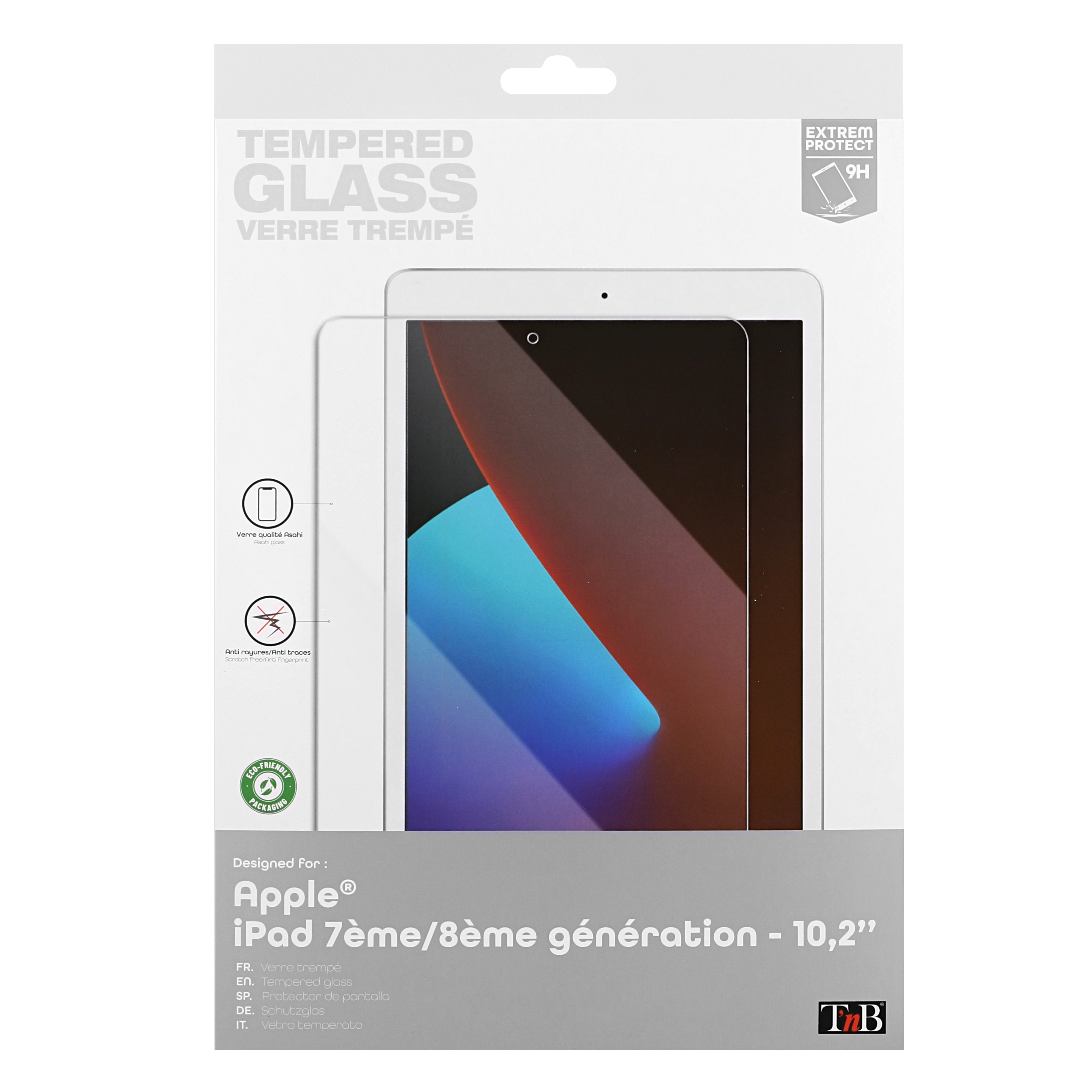 Protection en verre trempé pour iPad 7ème/8ème génération3