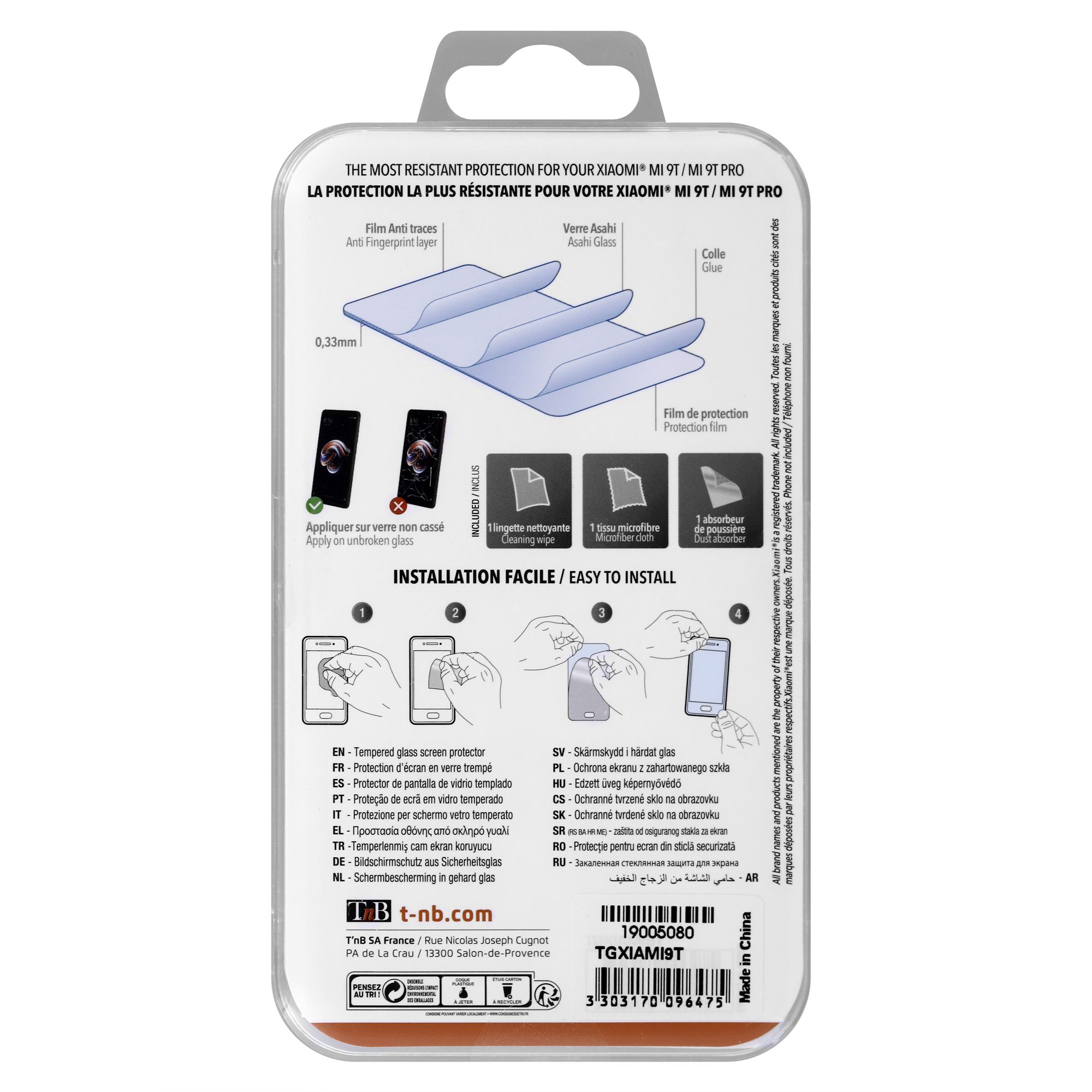 Tempered glass protection for Xiaomi MI 9T3