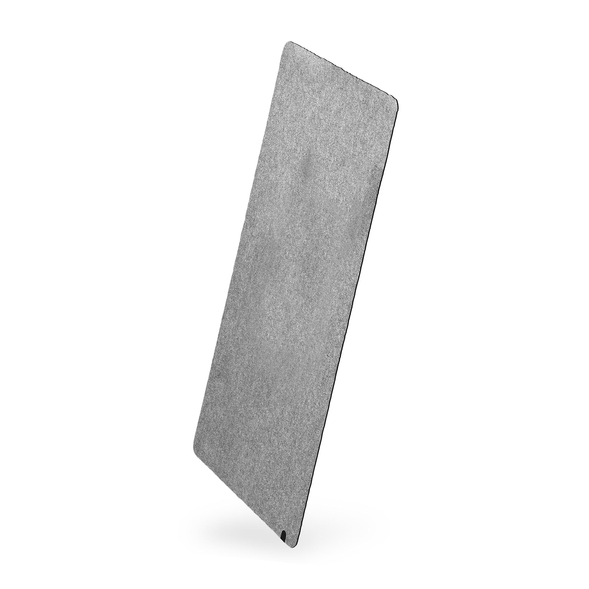 Alfombrilla de escritorio de fieltro premium 80x40cm - gris2