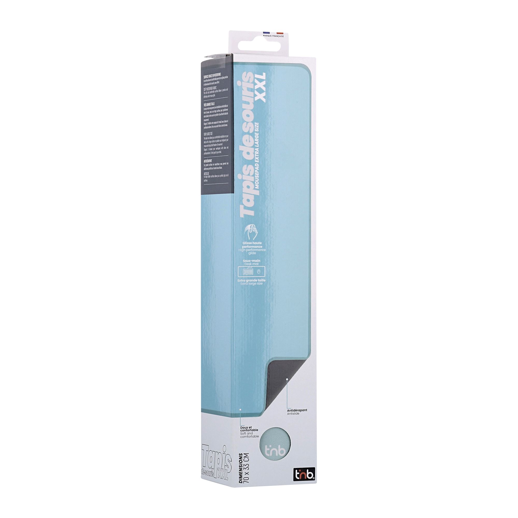 Sous main tapis de souris souple XXL - bleu3
