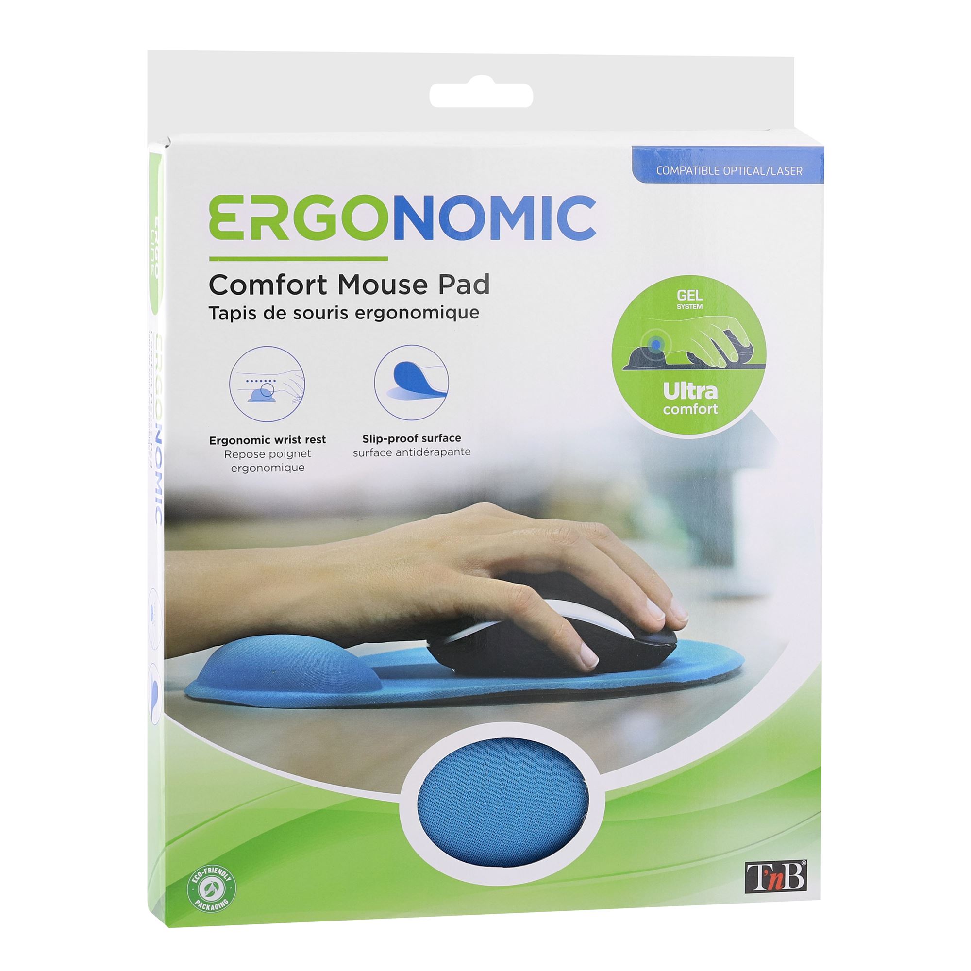 Alfombrilla de ratón ergonómica con reposamuñecas2