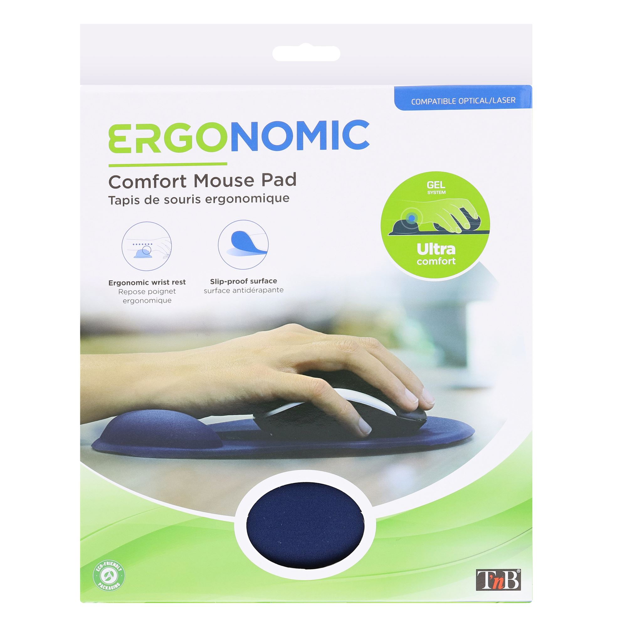 Alfombrilla de ratón ergonómica con reposamuñecas3