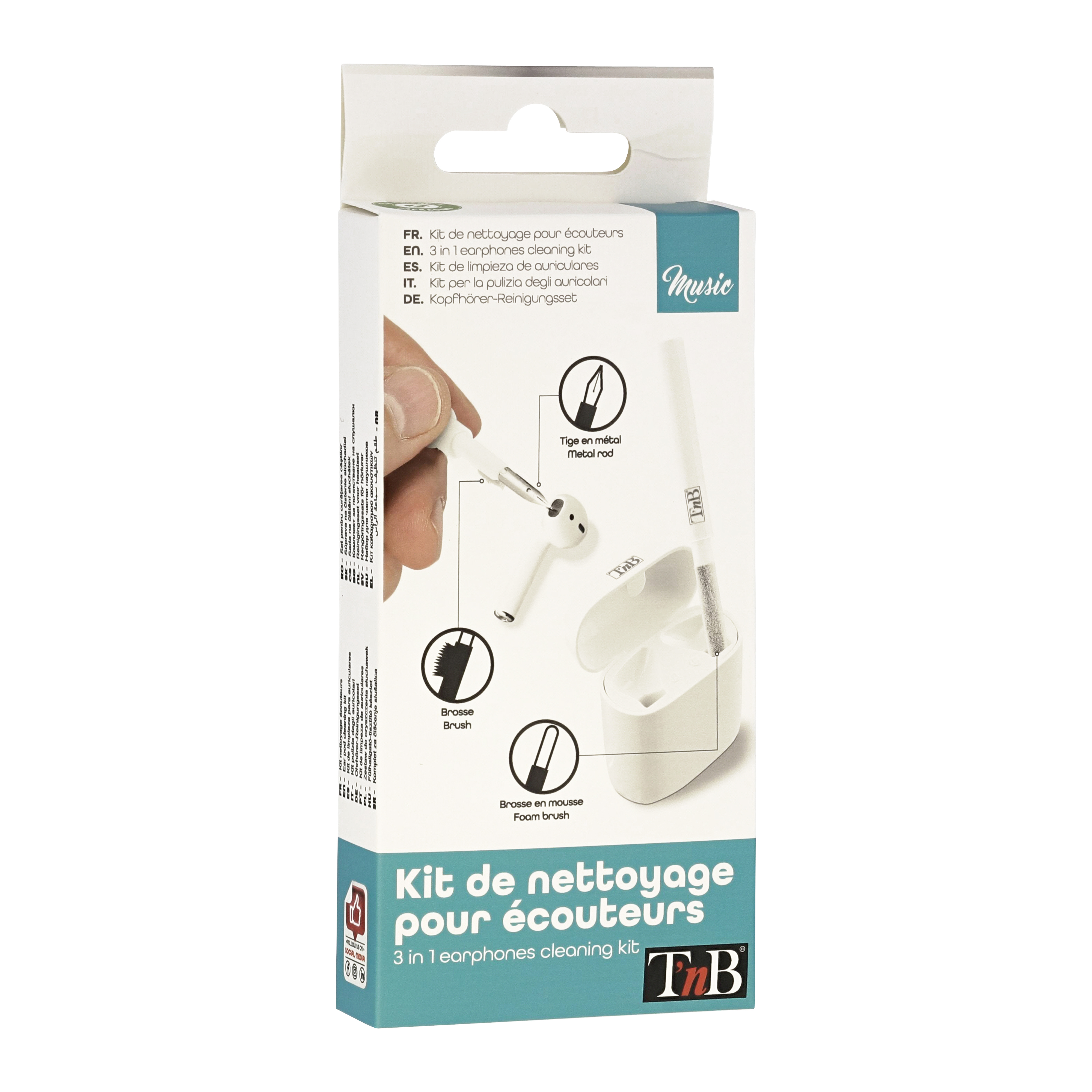 Kit de nettoyage multifonction pour écouteurs TWS5