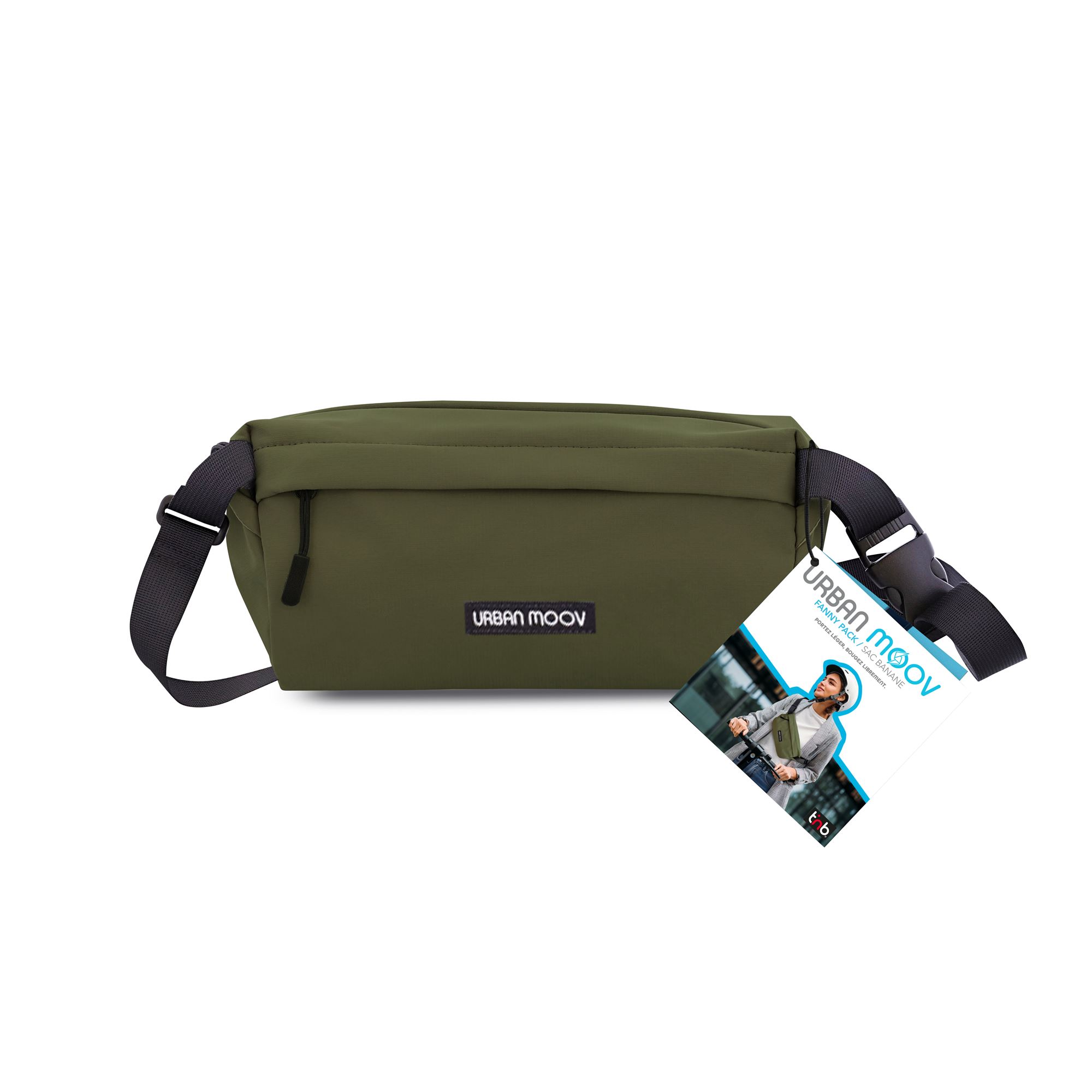 Sac banane Vert Kaki 4 L - Résistant à l'eau7