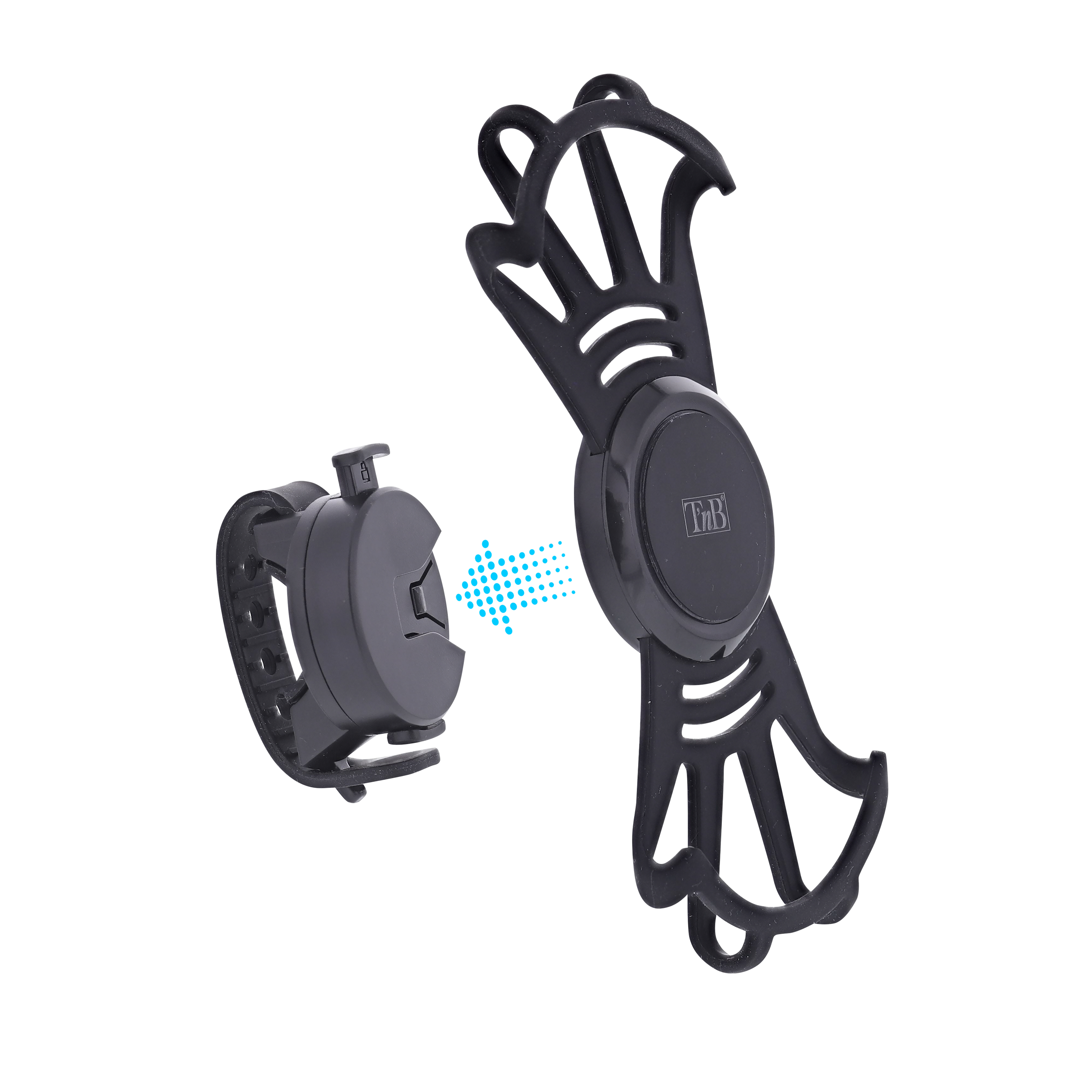 Support smartphone vélo/trottinette détachable rotatif2