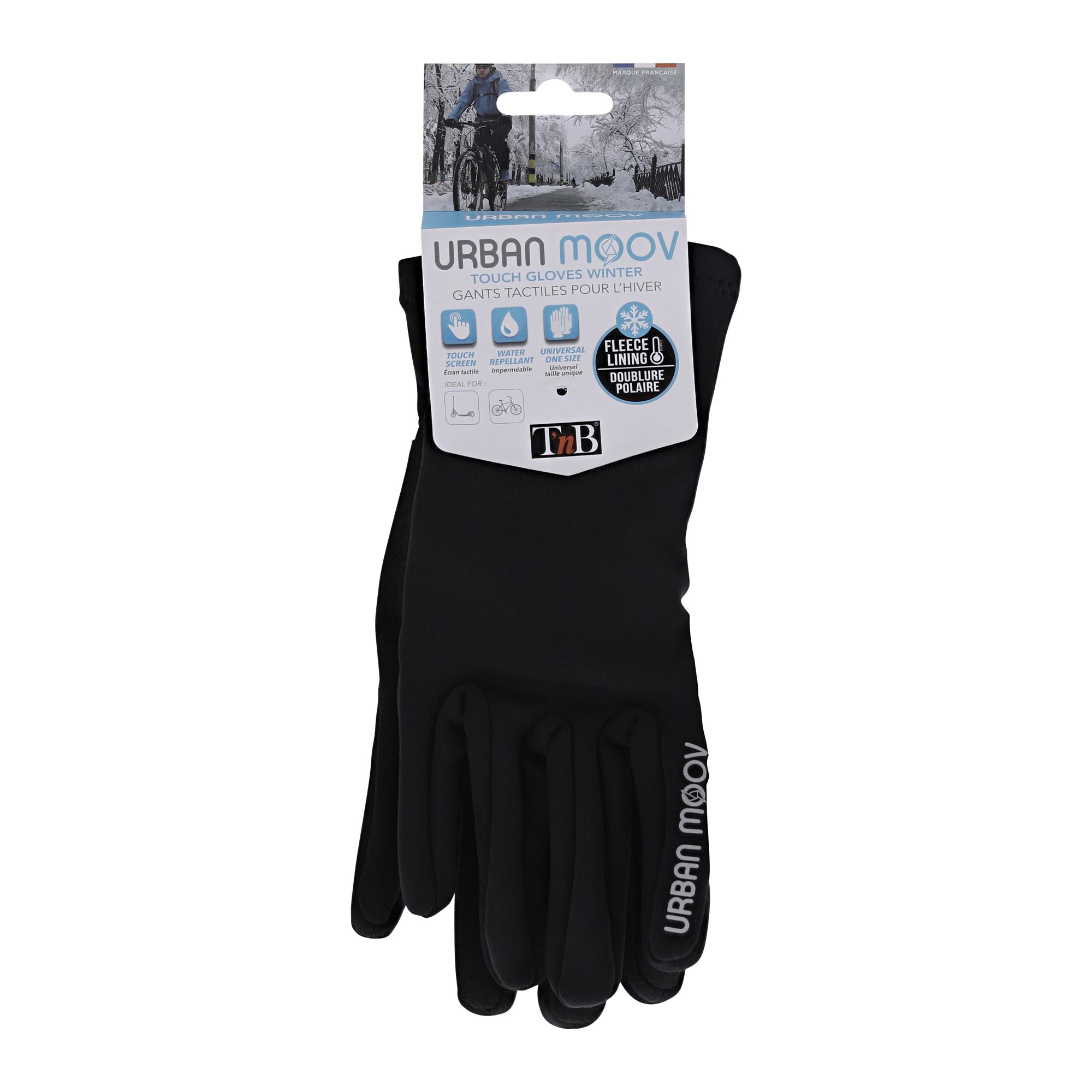 Gants D’hiver Bobelle Wear – Tricot Chaud, écran Tactile, Doublure Polaire – Pour Running, Conduite, Rando