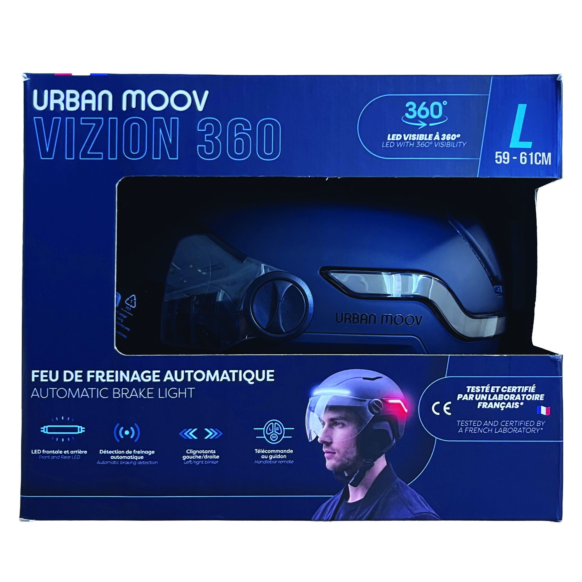 VIZION 360 Helmet - Size L - Black4