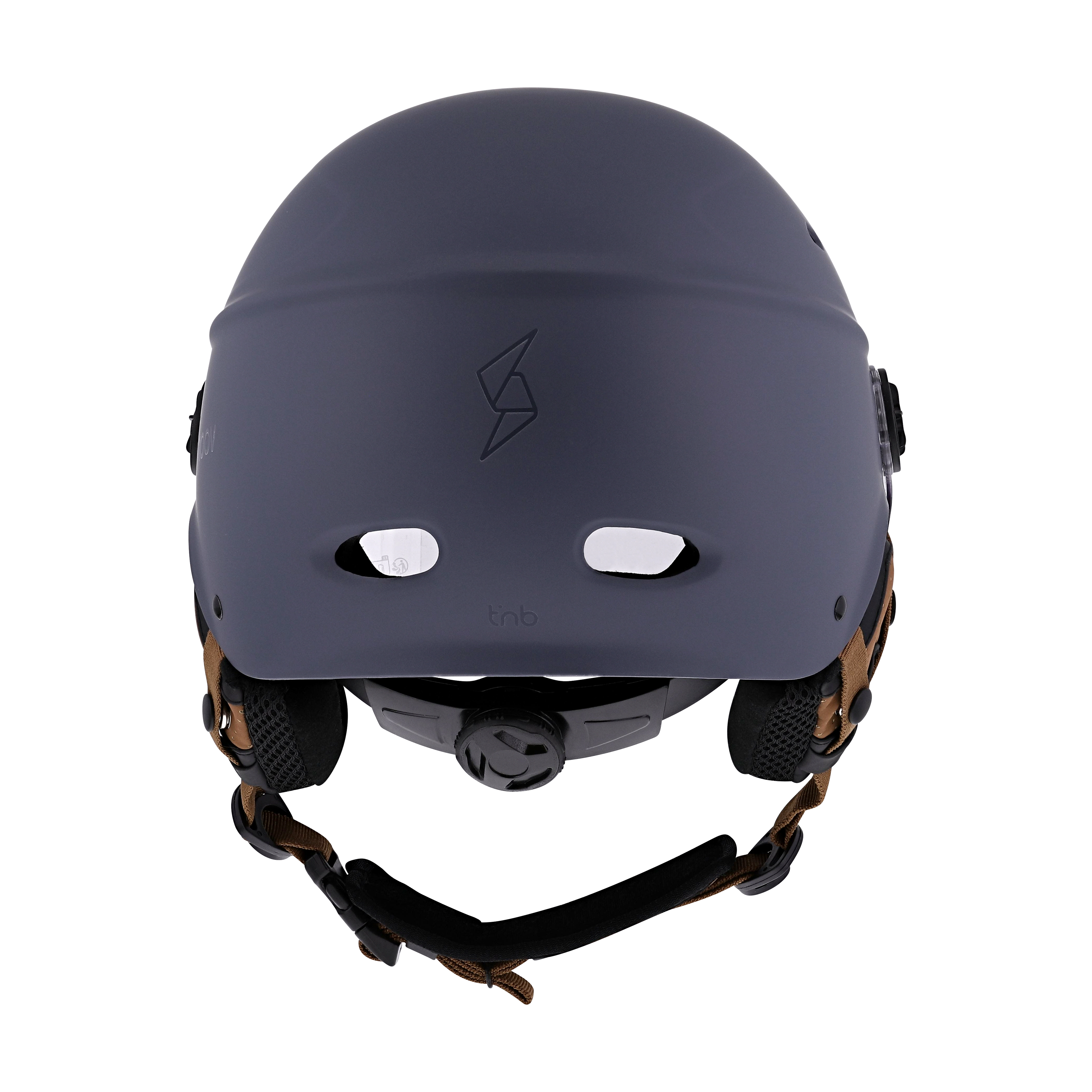 Protective helmet with detachable visor and earmuffs - NAVY BLUE SIZE L3