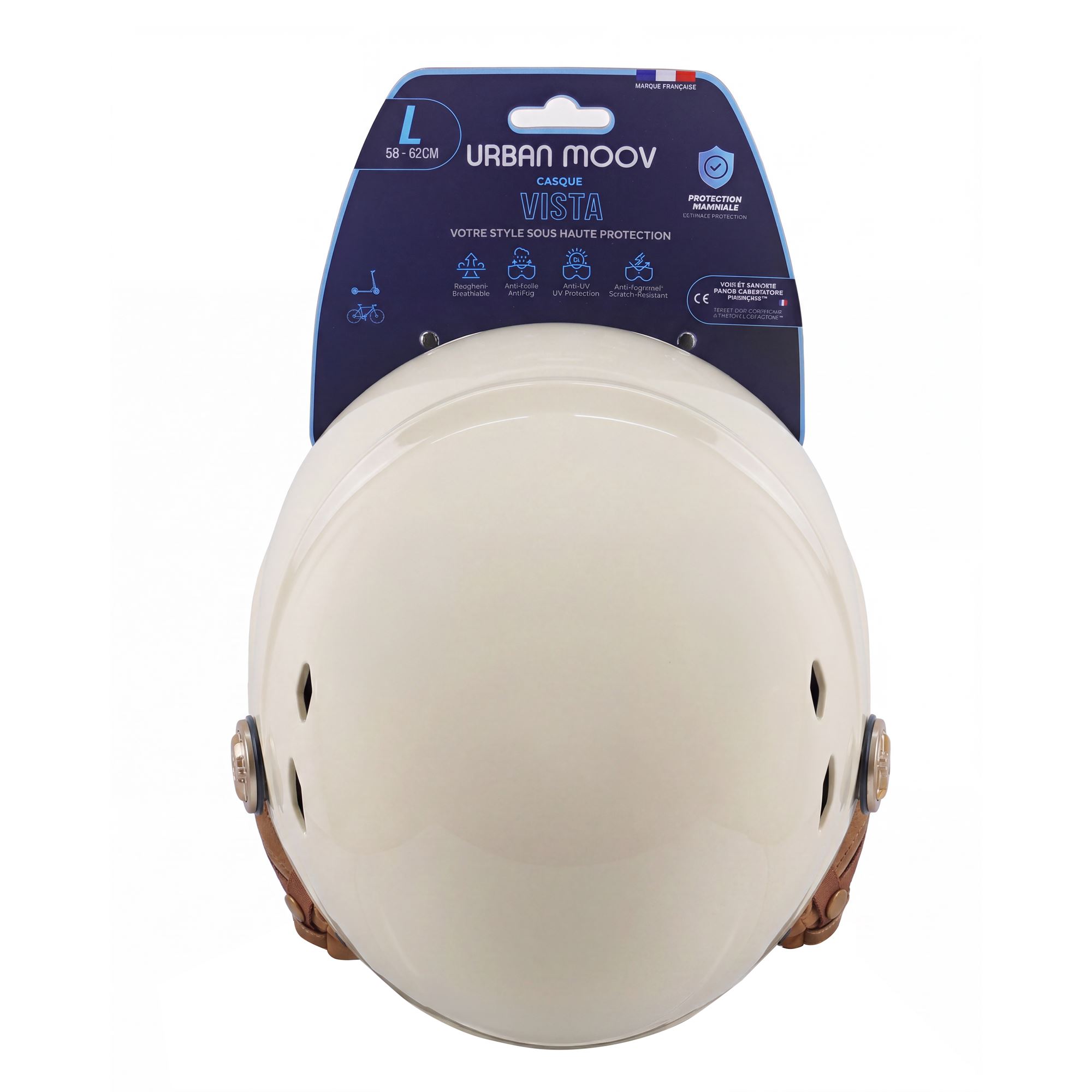 Casque de protection VISTA - Ivoire Champagne - TAILLE L4