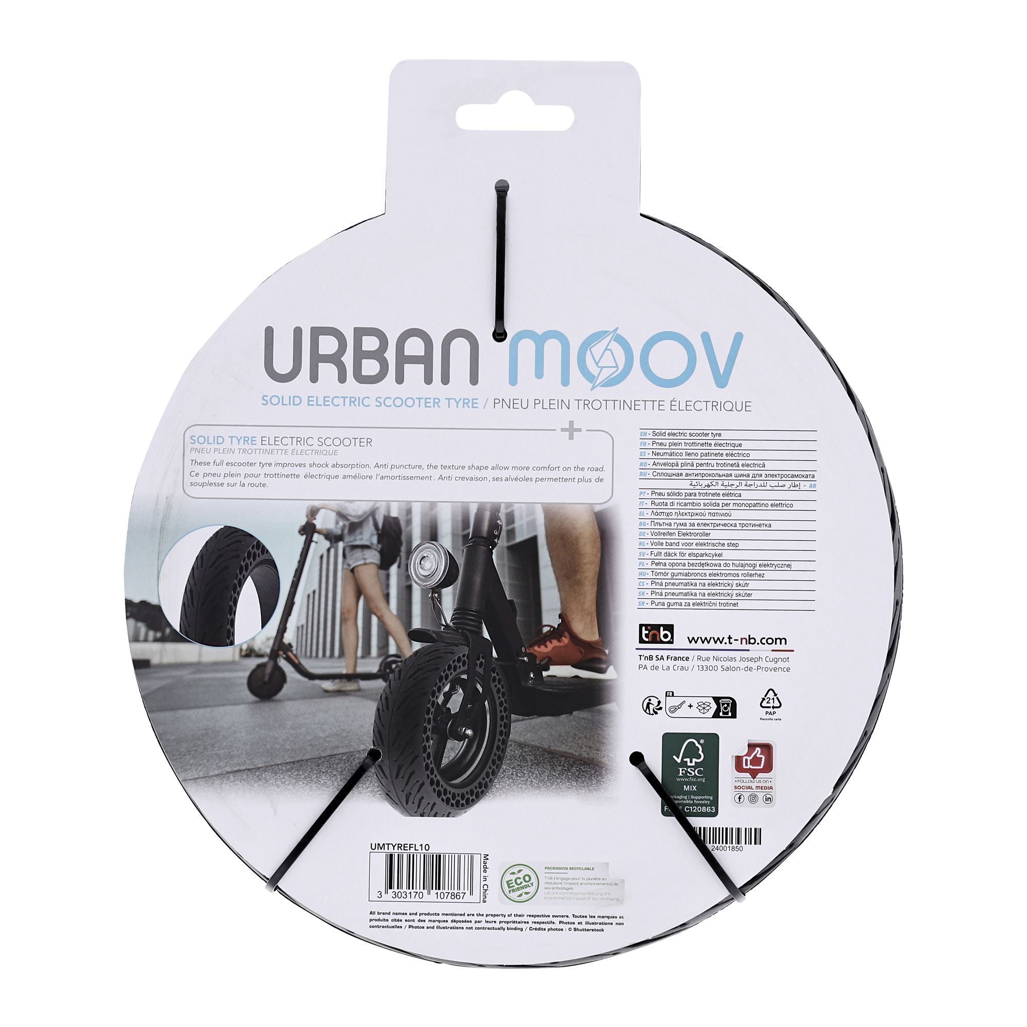 Neumático macizo de 10