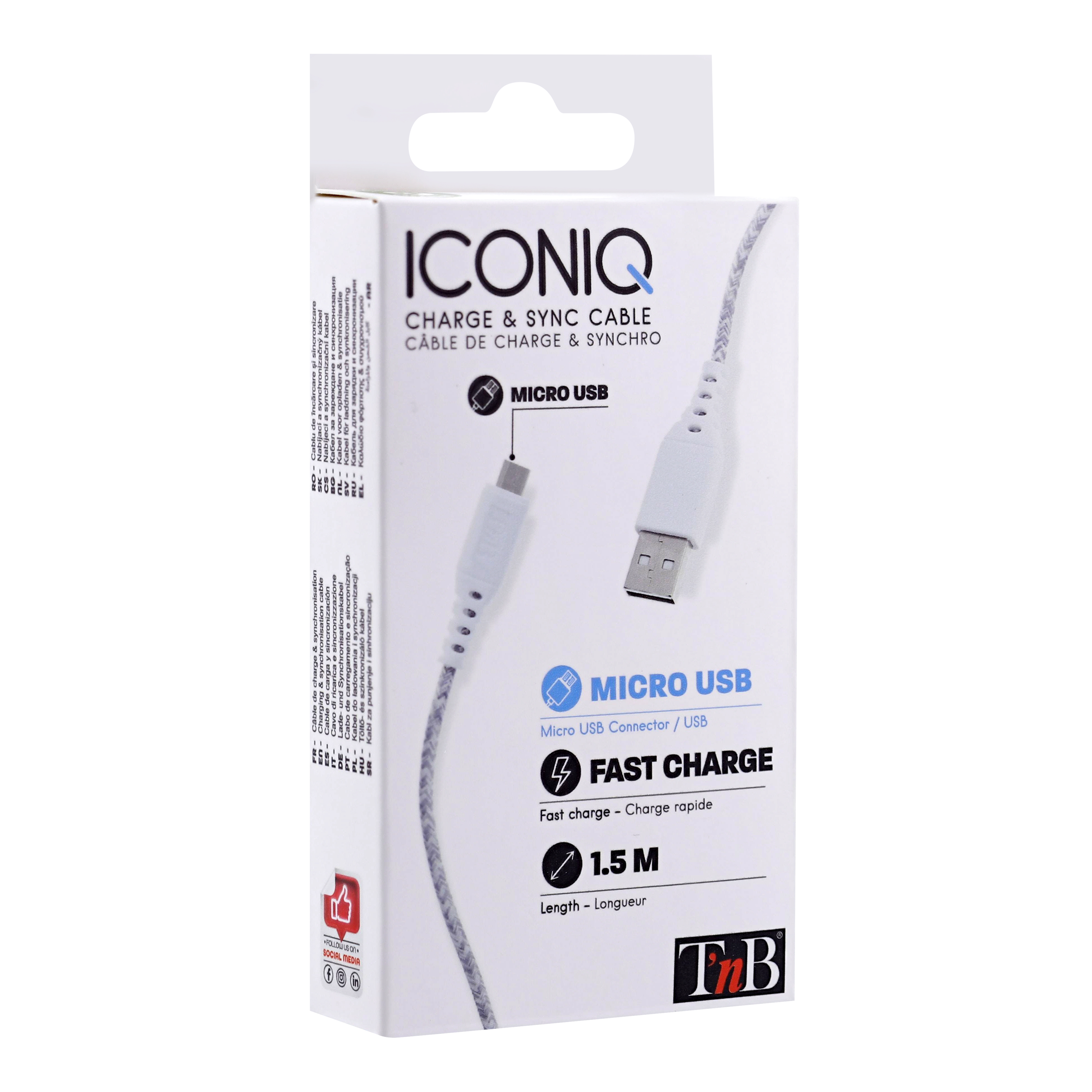 Câble Micro USB ICONIQ2