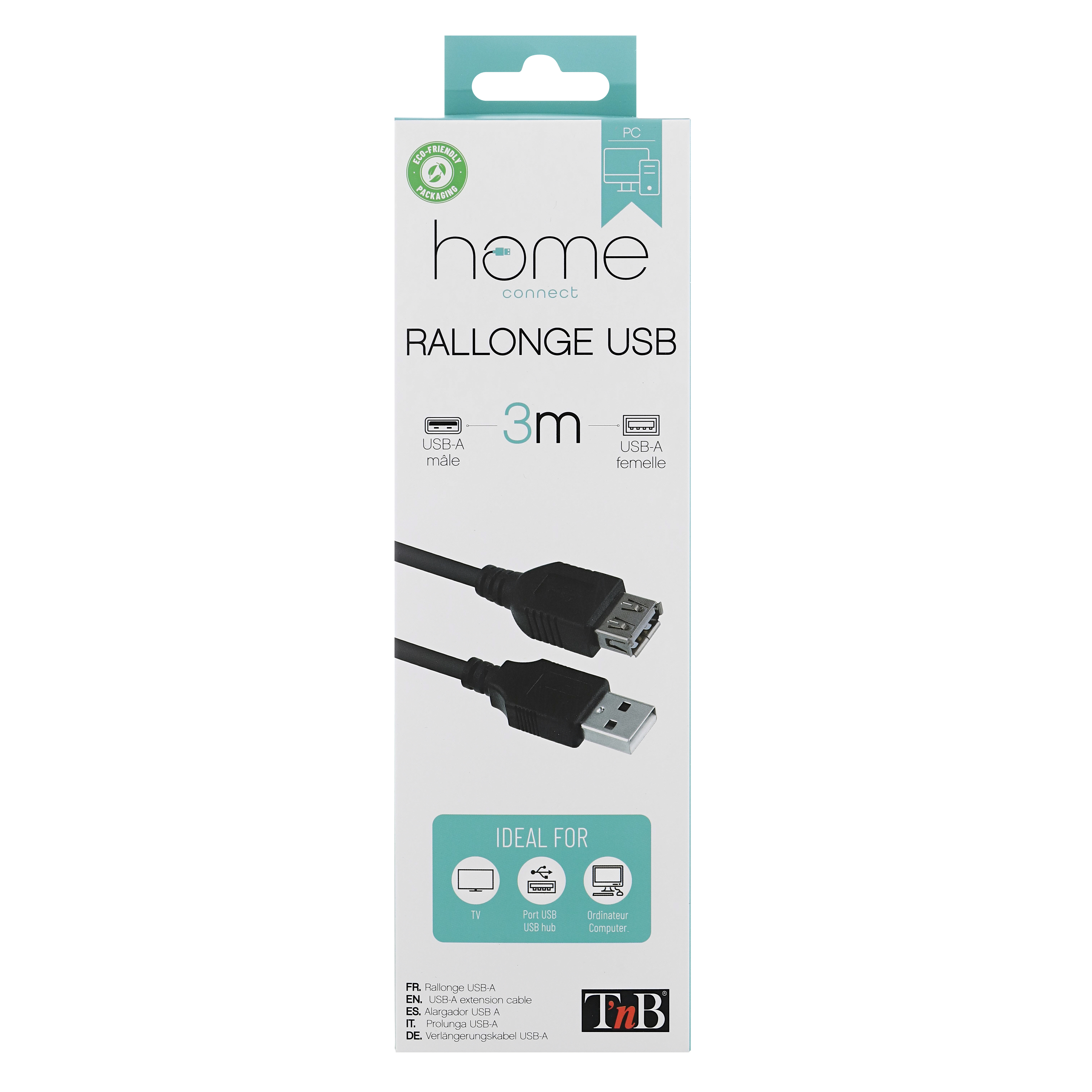 USB 3.0 male / USB 3.0 female cable 3m4