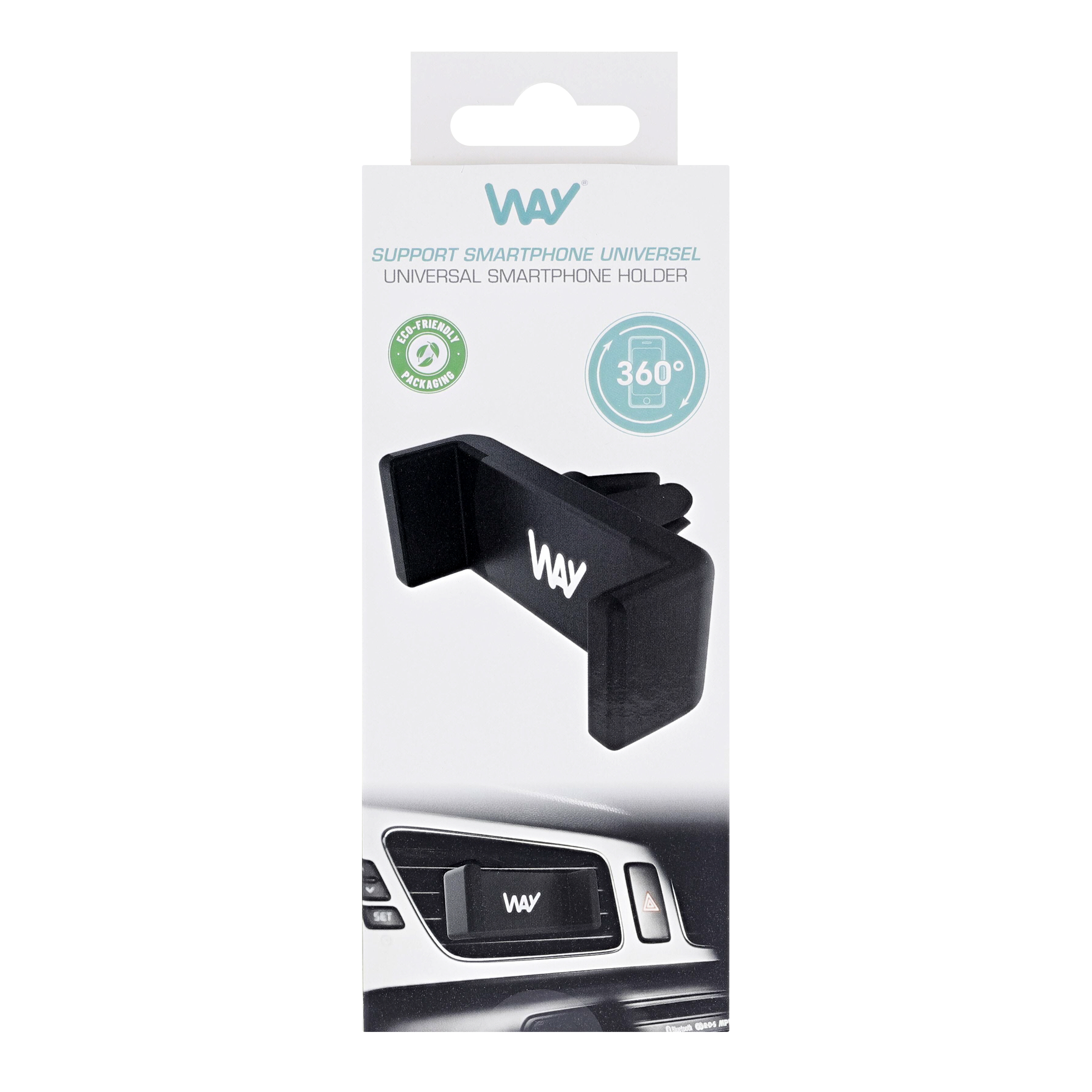Support mâchoire pour grille d'aération WAY2