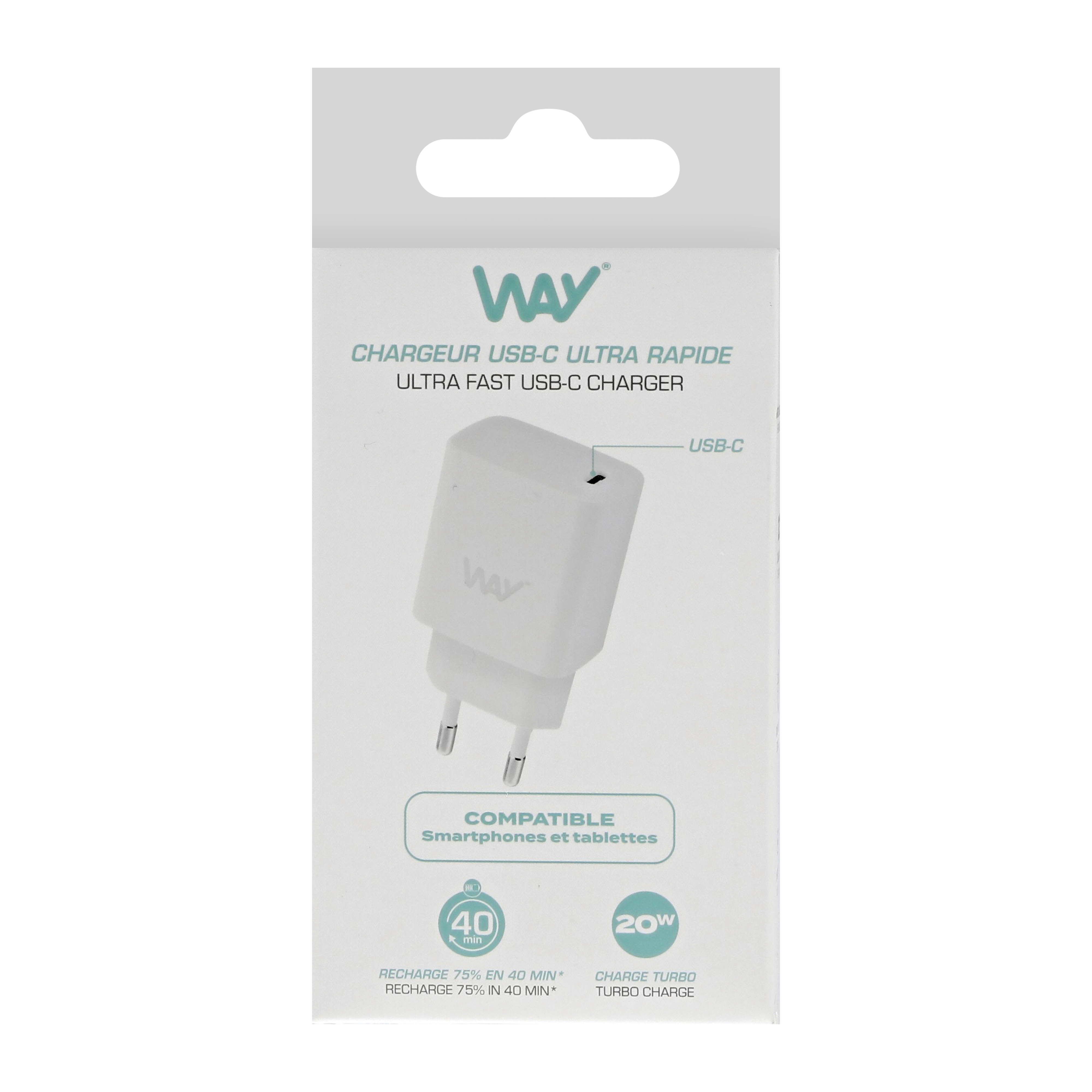 Chargeur secteur 1 USB-C Power Delivery 20W5