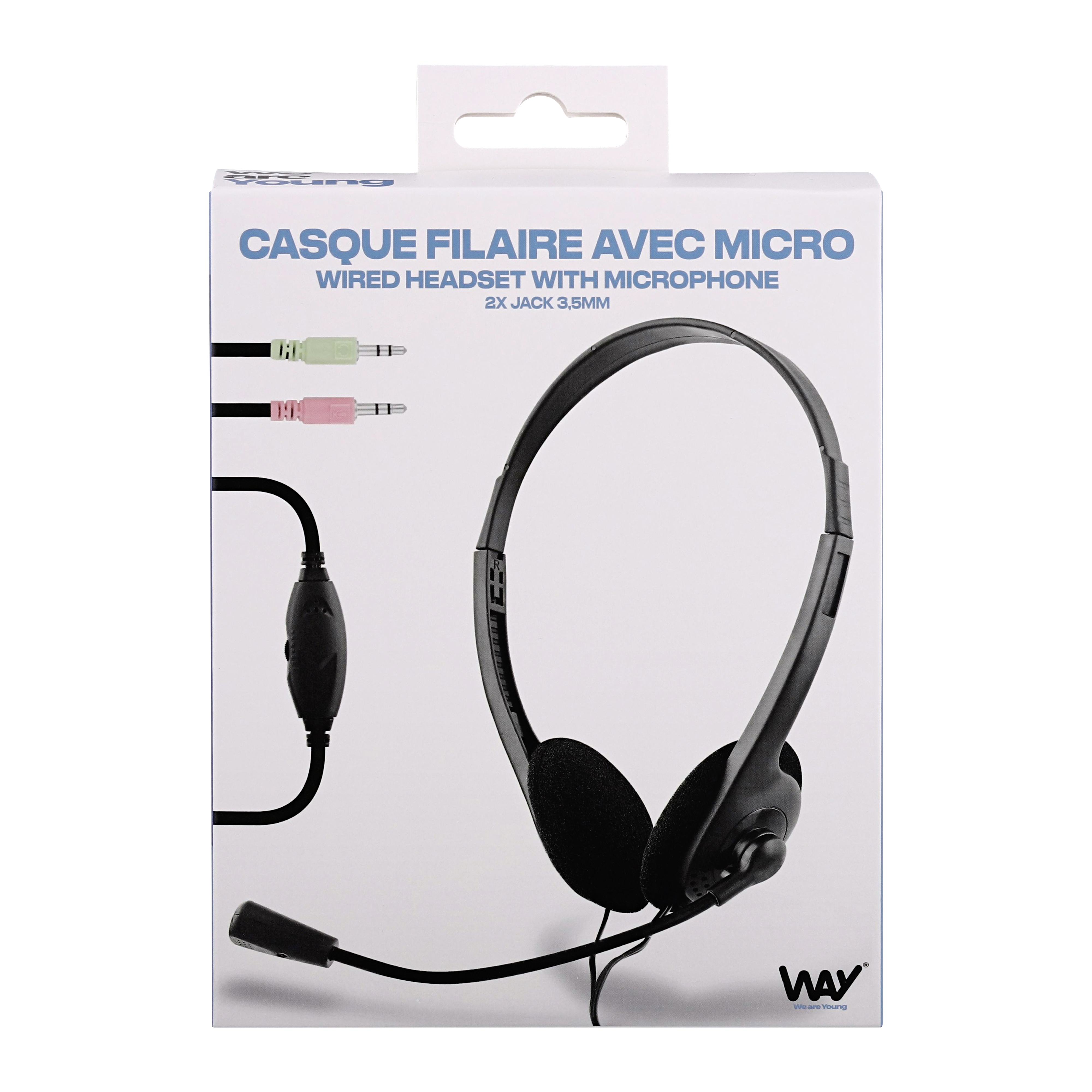 Casque micro filaire léger WAY5