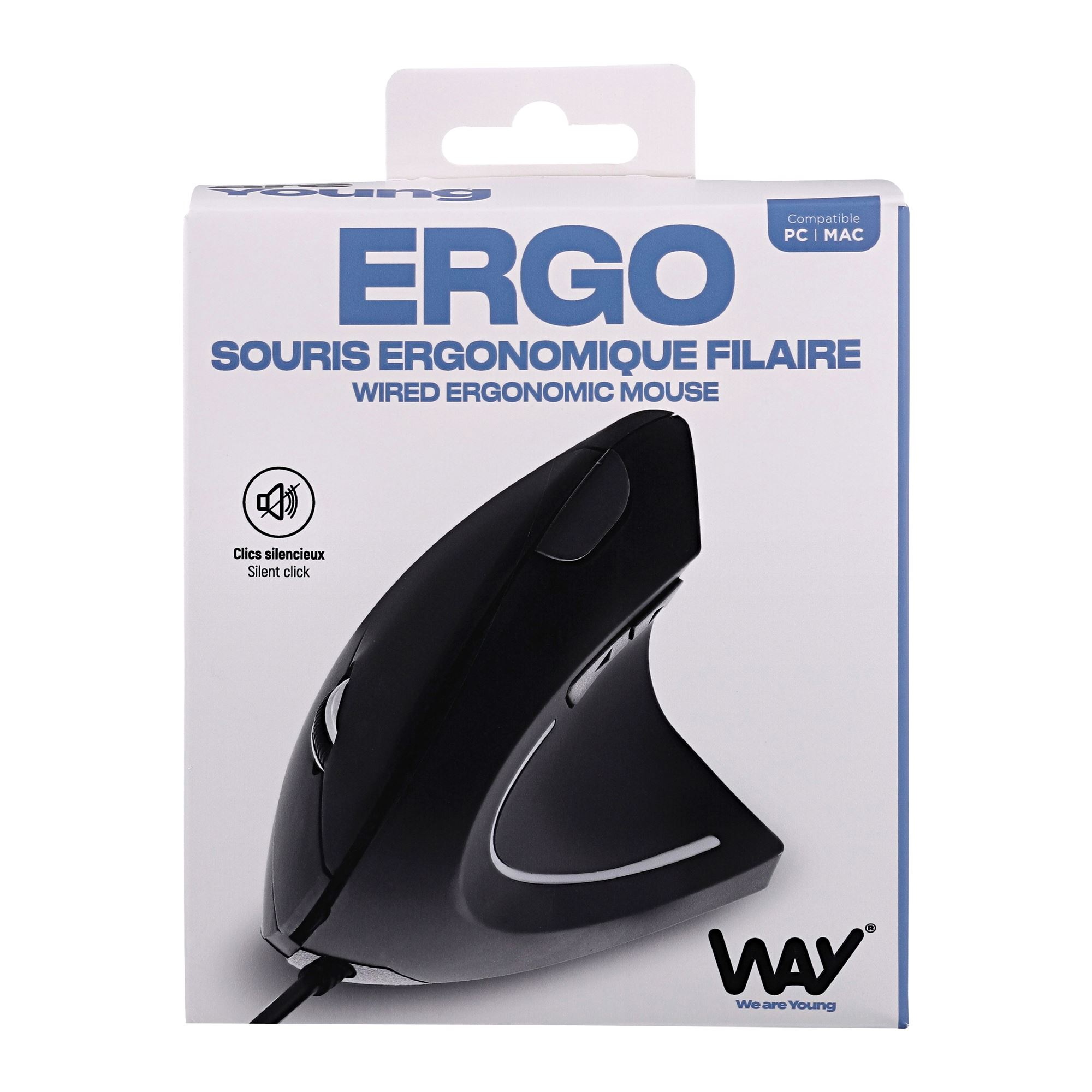 Souris filaire ergonomique verticale3