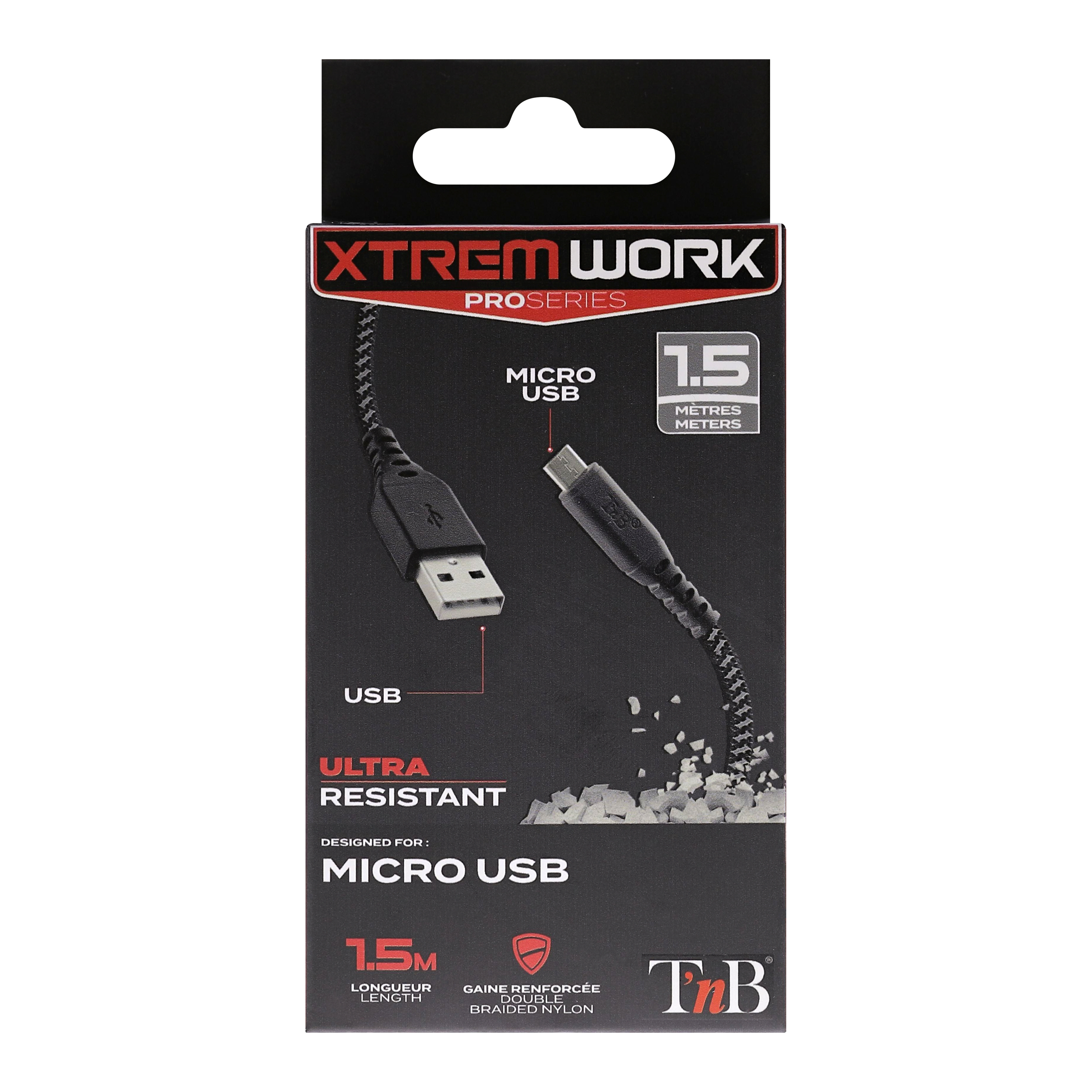 XTREMWORK Reinforced Micro USB Cable3